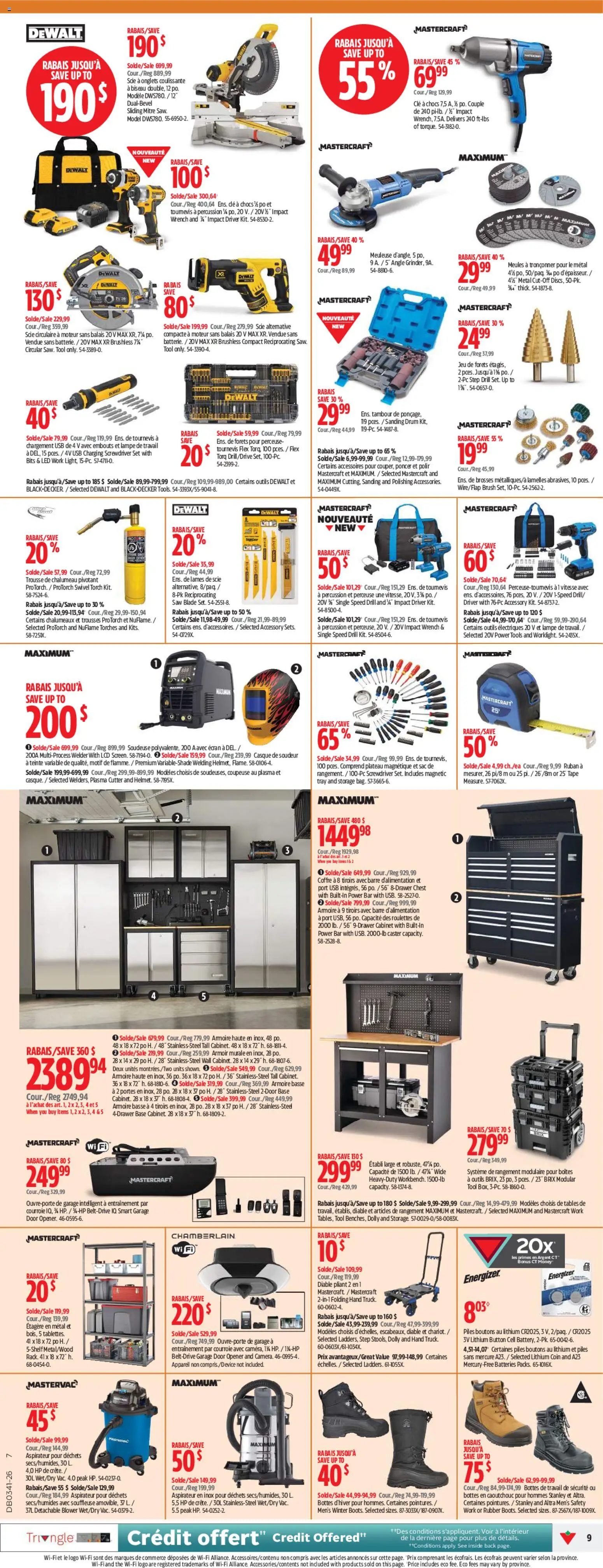 Canadian Tire flyer valid from Oct 8, 2026 | Page: 9