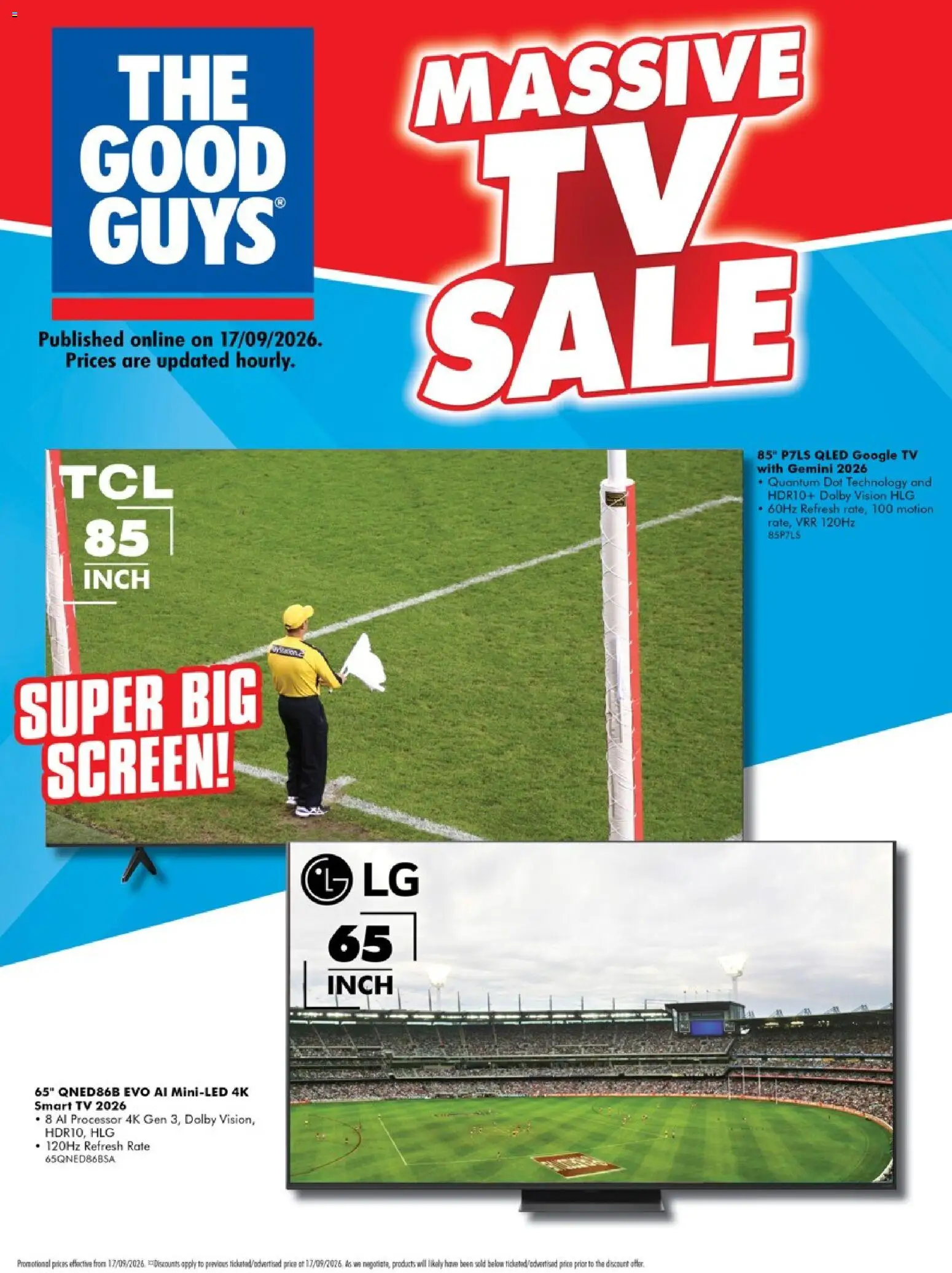 The Good Guys catalogue - valid from 16/09/2026 | Page: 1
