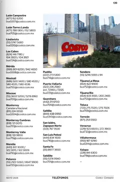 Vista previa de Costco Revista Mayo 2026, nuevo folleto de la tienda, válido en México a partir del 01.05.2026 | Página: 139 | Productos: Mesa, Satélite