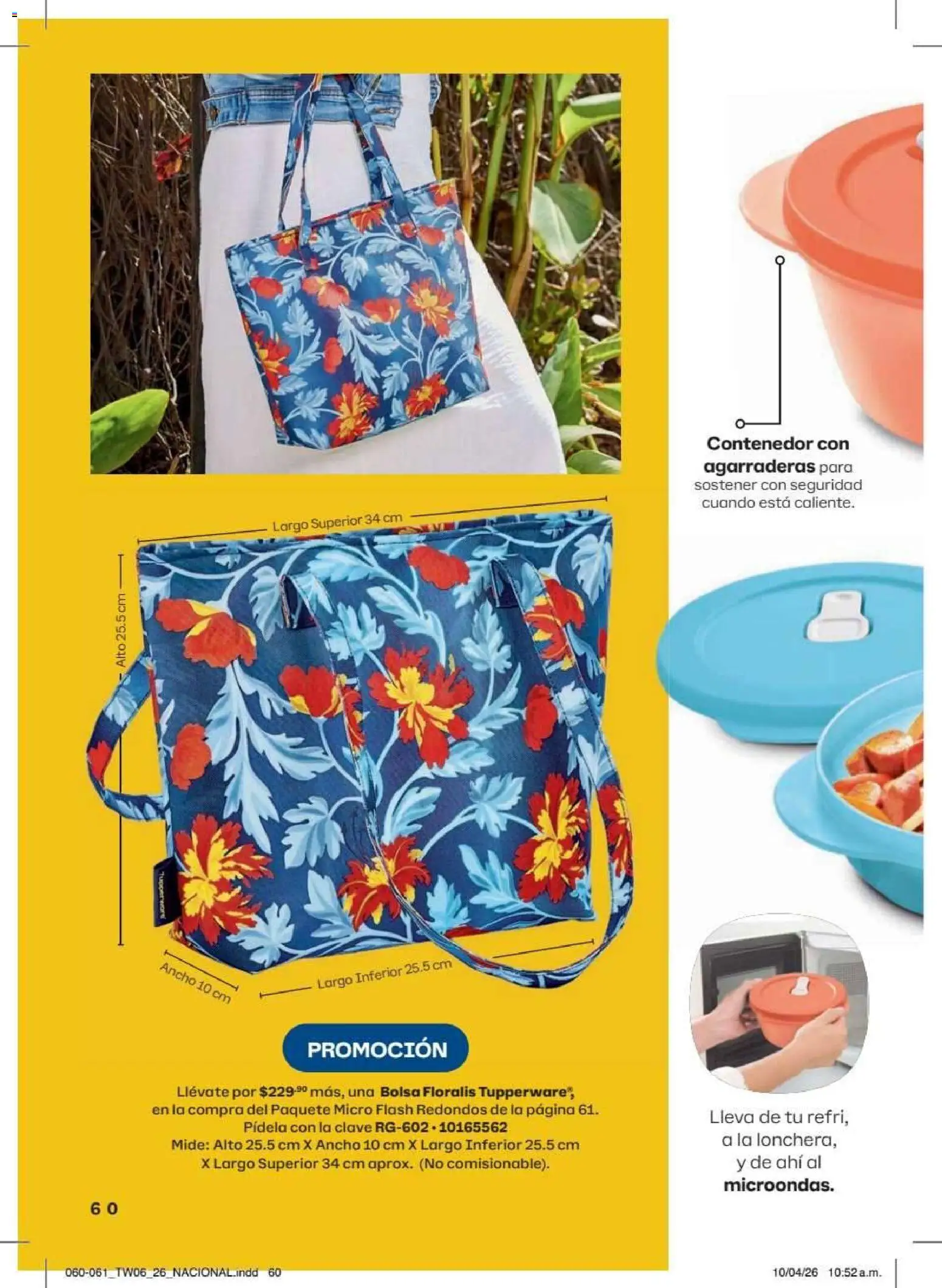 Nuevas ofertas de Tupperware válidas en toda la República Mexicana desde el 18/05/2026. ¡Encuentra las mejores ofertas en Tupperware catálogo! | Página: 60 | Productos: Bolsa, Contenedor
