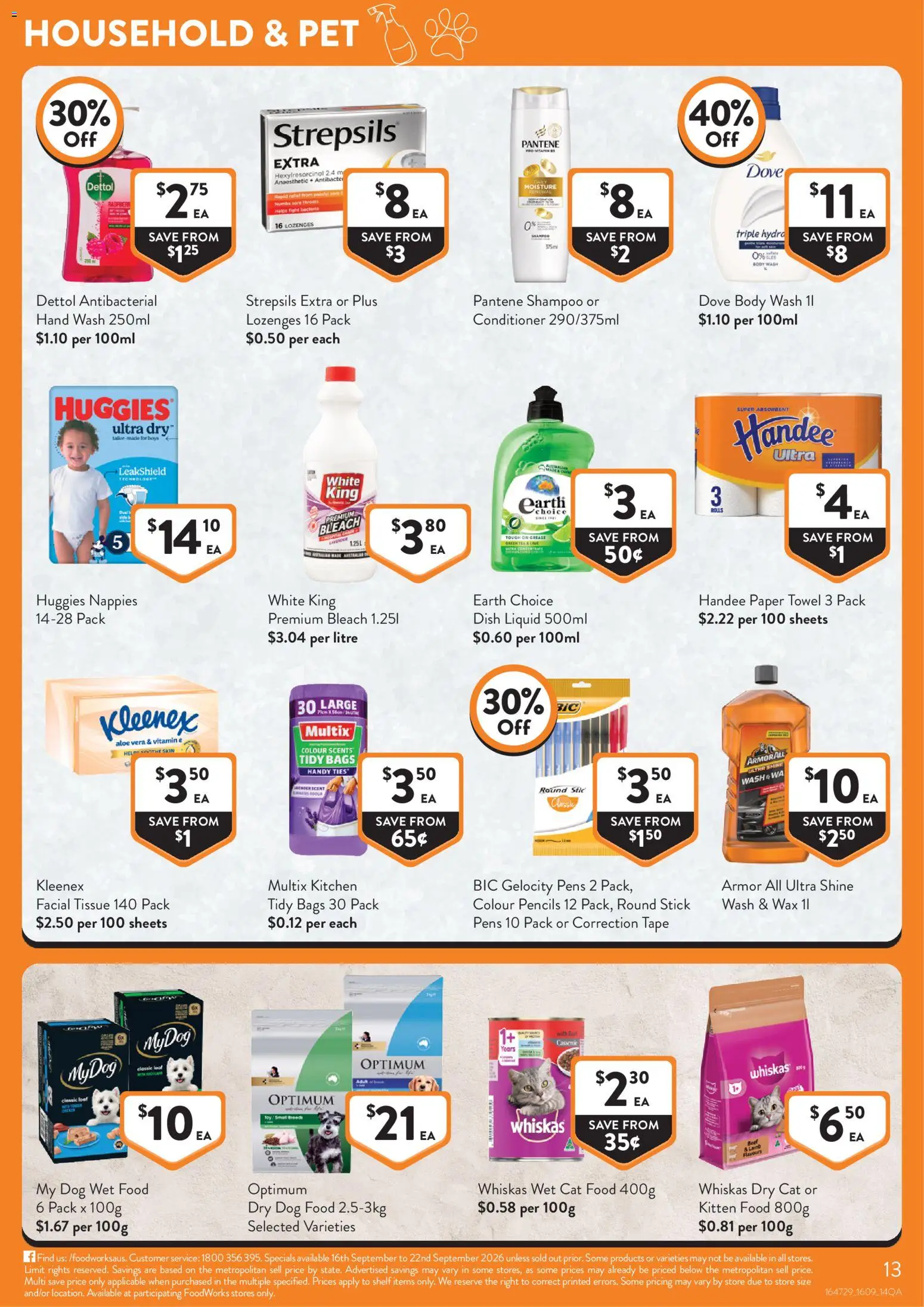 Foodworks catalogue - valid from 16/09/2026 | Page: 13 | Products: Shelf, Food, Shampoo, Aloe vera