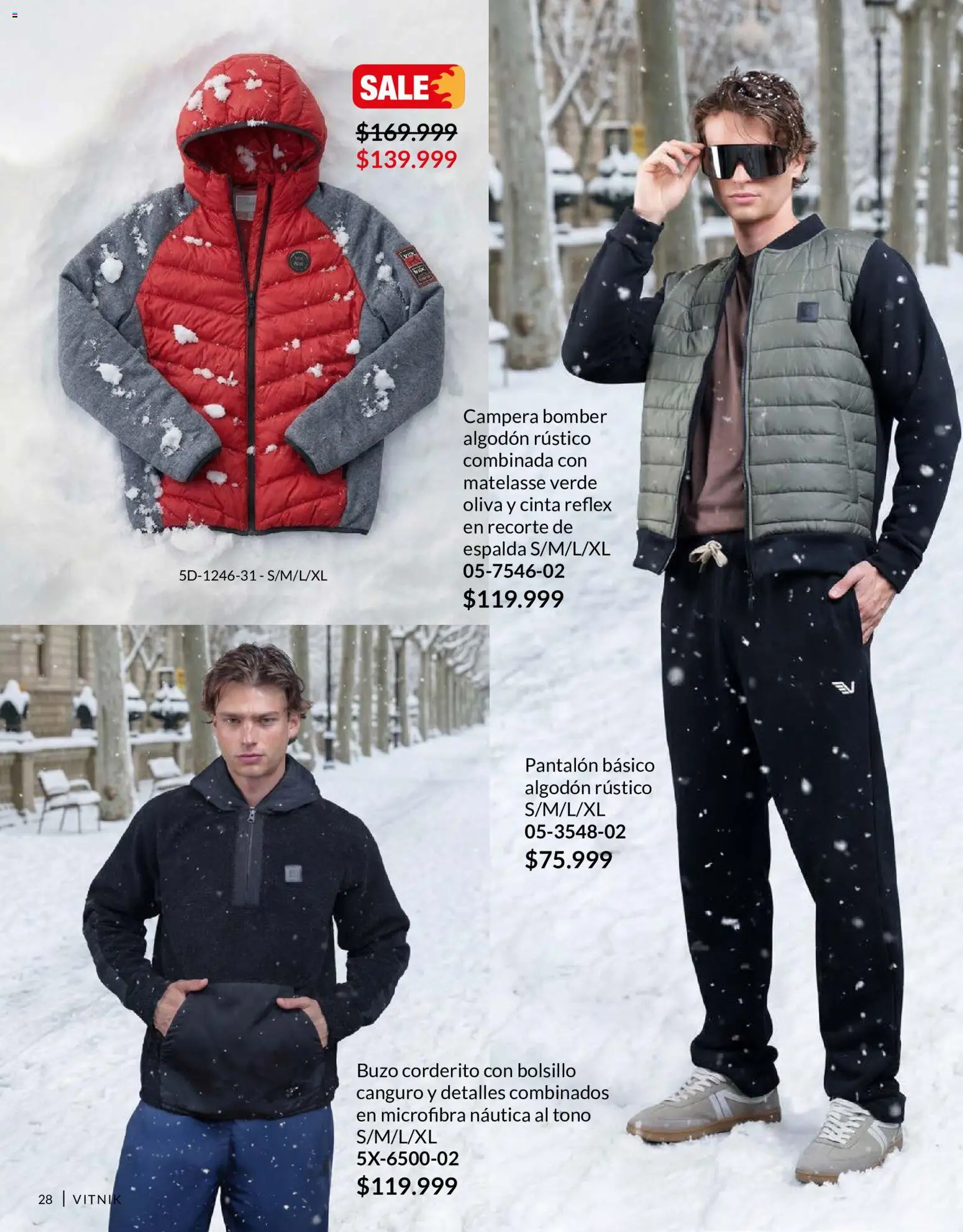 Vitnik - Hombre │ válido desde el 01.06.2026 | Página: 28 | Productos: Buzo, Campera, Cinta, Oliva
