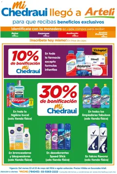 Vista previa de Arteli folleto MiChedraui, nuevo folleto de la tienda, válido en México a partir del 22.05.2026