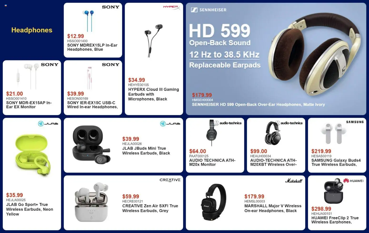 Canada Computers flyer valid from Sep 22, 2026 | Page: 8 | Products: Monitor, Audio, Headphones