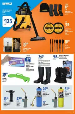 Preview of Canac weekly flyer from shop Canac valid from Oct 1, 2026 | Page: 19 | Products: Boots, Gloves, Disposable gloves, Socks
