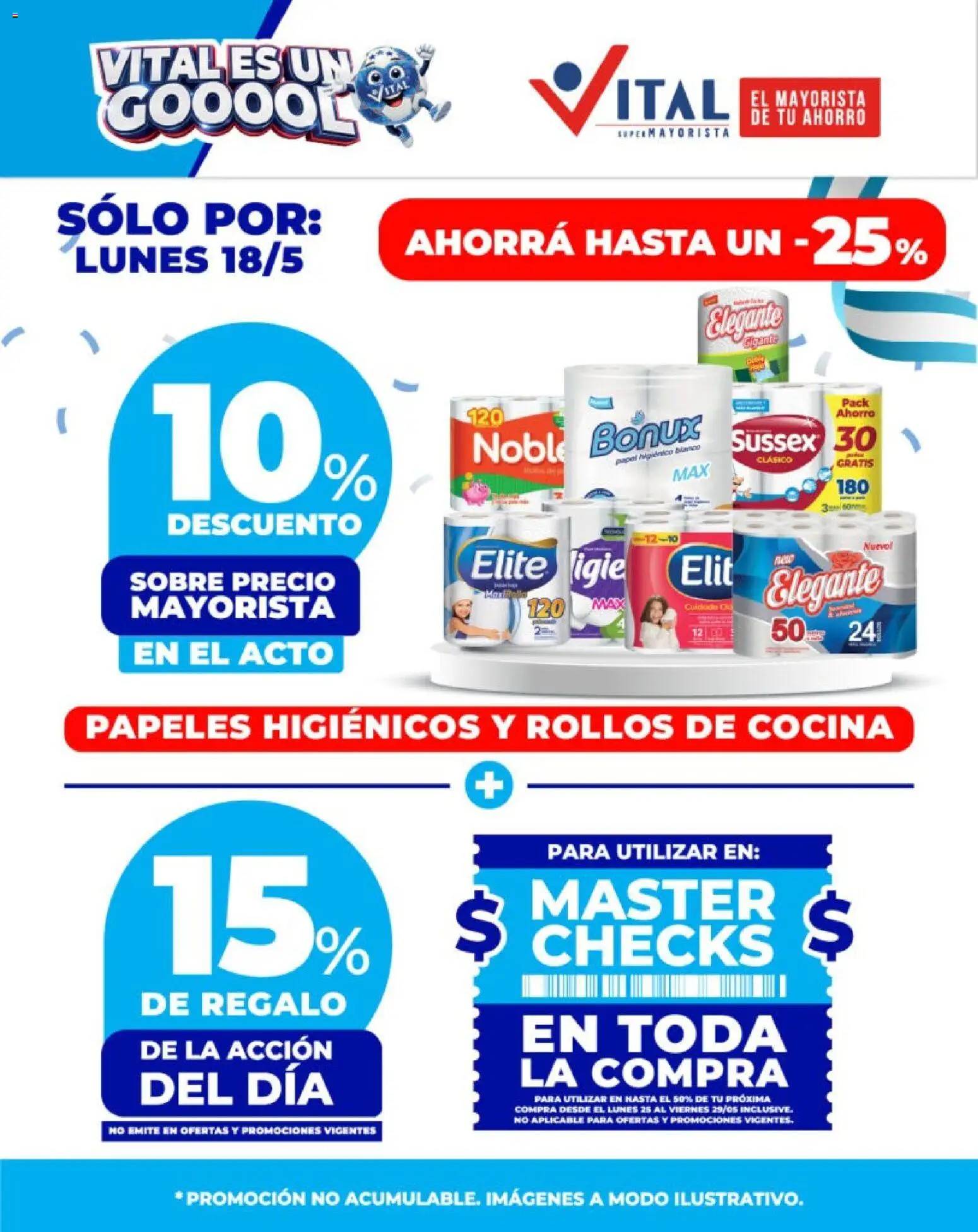 Vital - Ahorrá │ válido desde el 18.05.2026 | Página: 2 | Productos: Papel higiénico, Cocina, Sobre