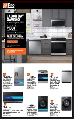 Preview of Home Depot weekly ads valid from 09/07/2026