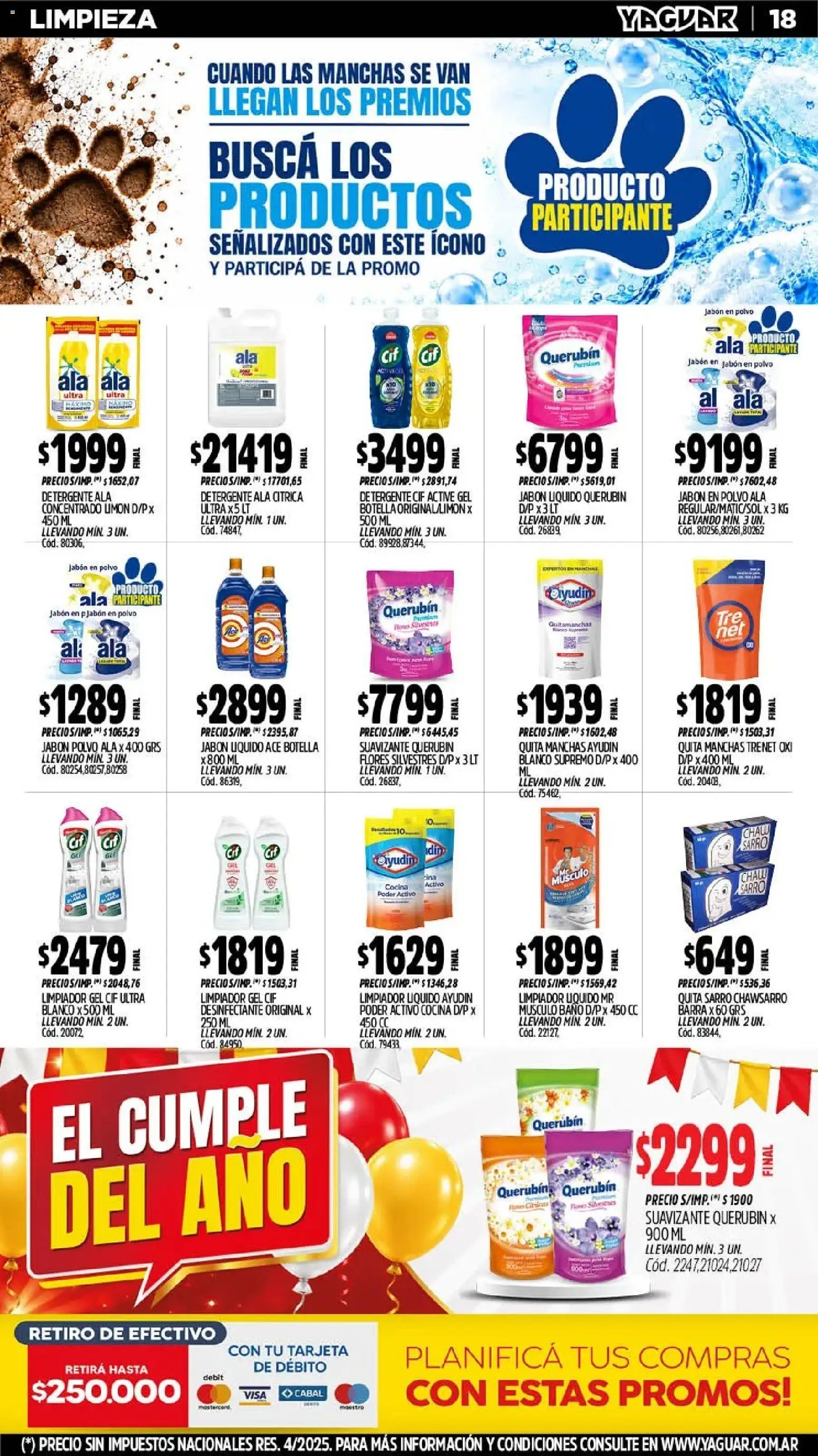 Yaguar - Oferta Semanal Mar del Plata │ válido desde el 12/10/2026 | Página: 20