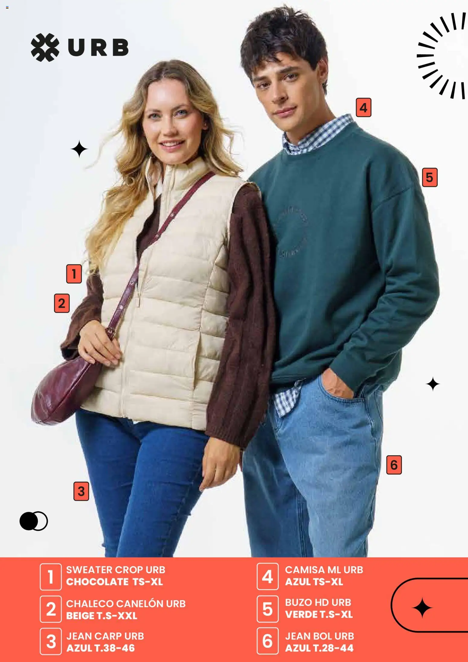 Jumbo - Catálogo URB | Otoño & Invierno │ válido desde el 17/04/2026 | Página: 3 | Productos: Buzo, Sweater, Chaleco, Chocolate