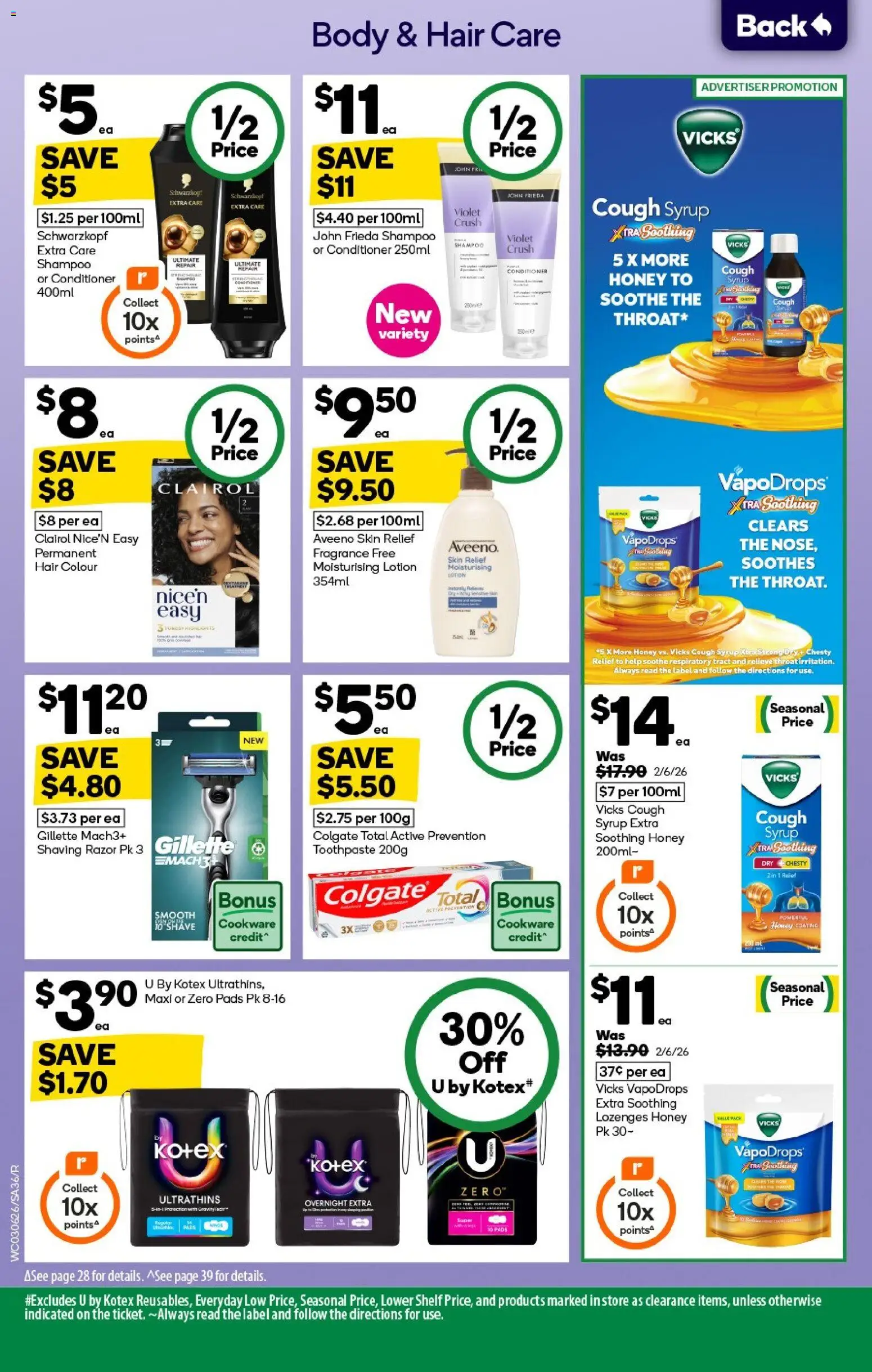 Woolworths catalogue - valid from 03.06.2026 | Page: 36 | Products: Shelf, Fragrance, Conditioner, Hair colour