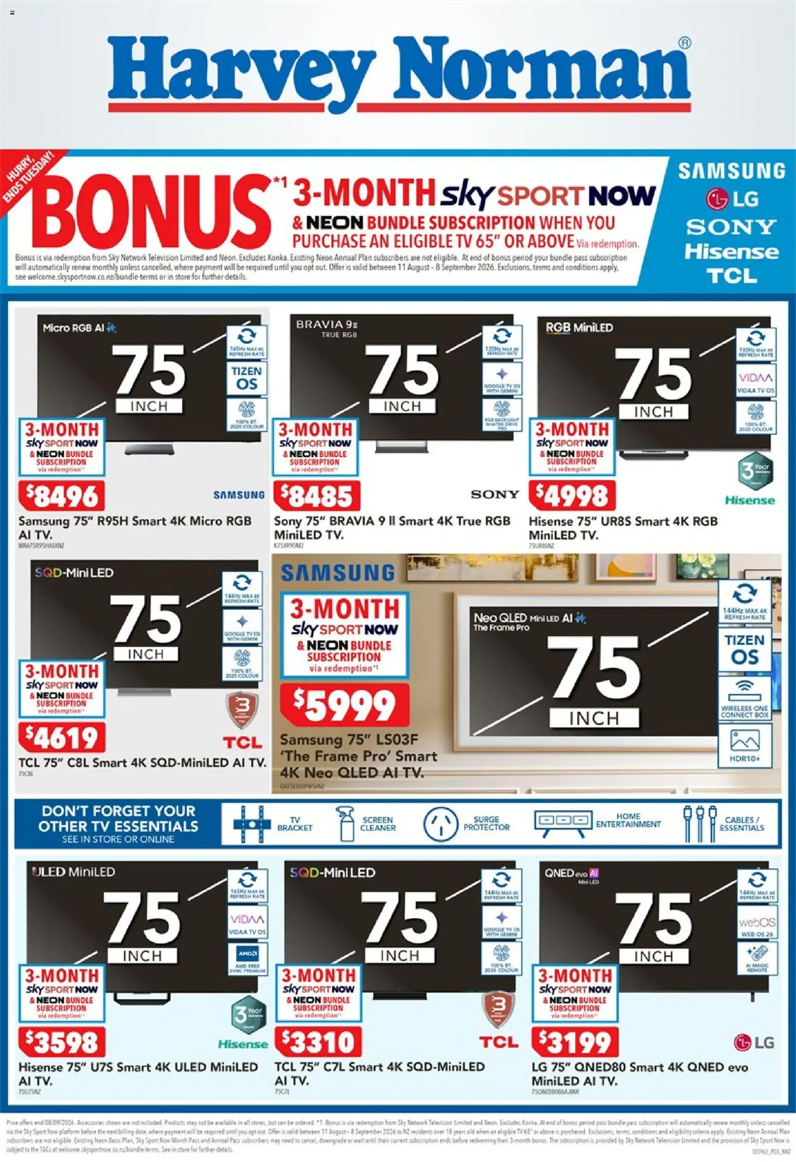 Harvey Norman catalogue from 5 Sept 2026 | Page: 3