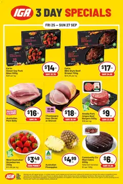 Preview of IGA catalogue Northbridge - valid from 25/09/2026