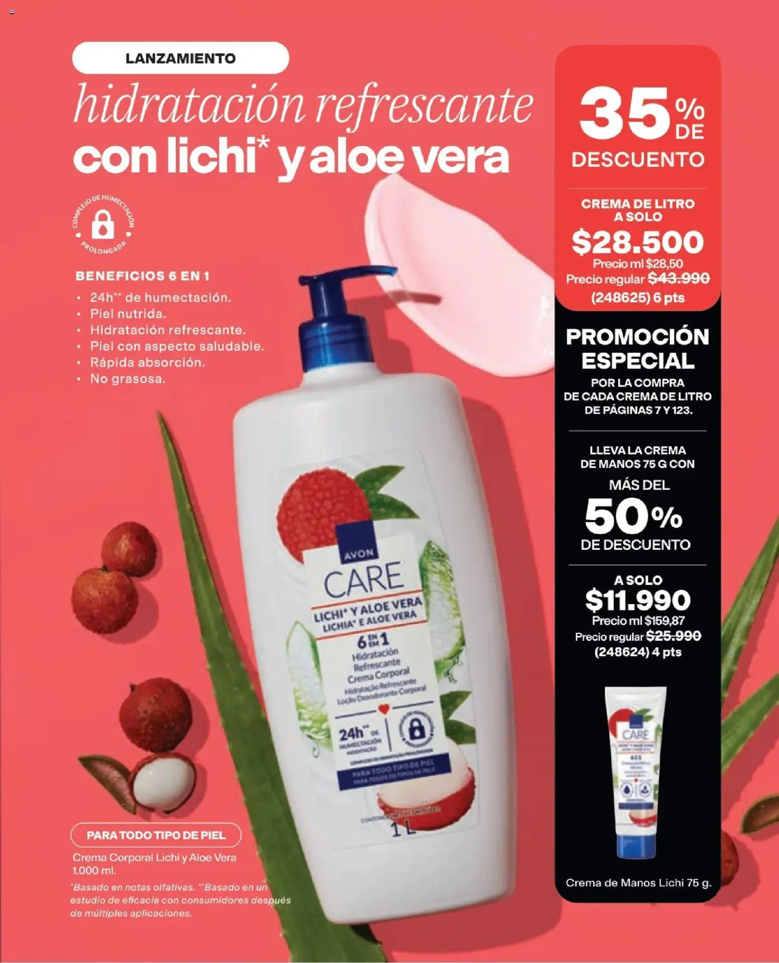 Avon revista - valida desde el 16/08/2026 | Página: 123 | Productos: Crema, Crema de manos, Desodorante, Aloe vera