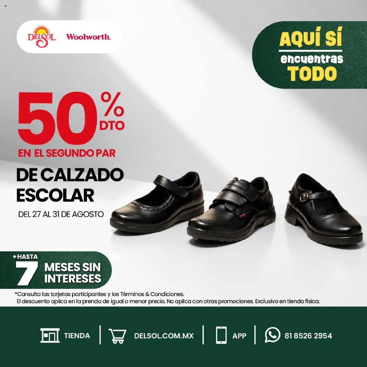 Nuevas ofertas de Del Sol y Woolworth válidas en toda la República Mexicana desde el 27/08/2026. ¡Encuentra las mejores ofertas en Del Sol y Woolworth katalog Promociones! | Página: 4