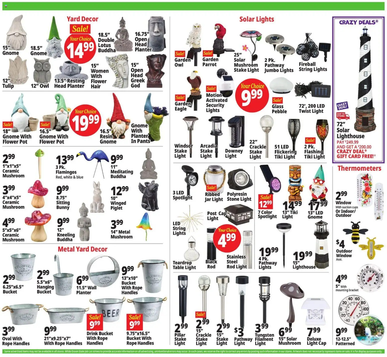 Ocean State Job Lot Weekly Ad - valid from 07/09/2026 | Page: 7 | Products: Beer, Cap, Filament, Rod