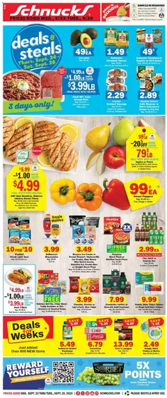 Preview of Schnucks weekly ads valid from 09/23/2026