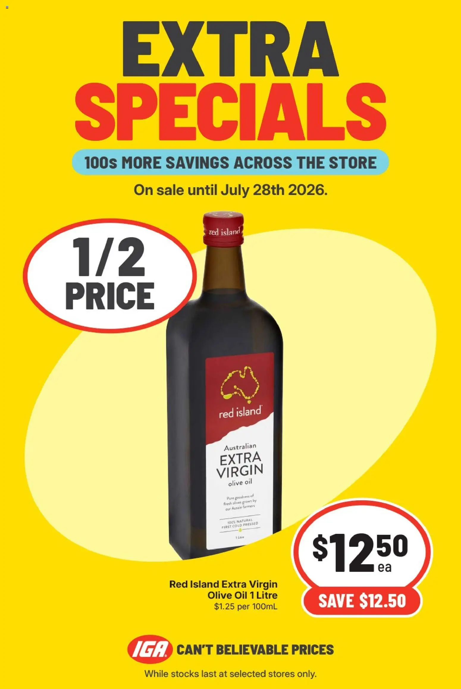 IGA catalogue - valid from 28/07/2026 | Page: 7 | Products: Oil, Olive oil