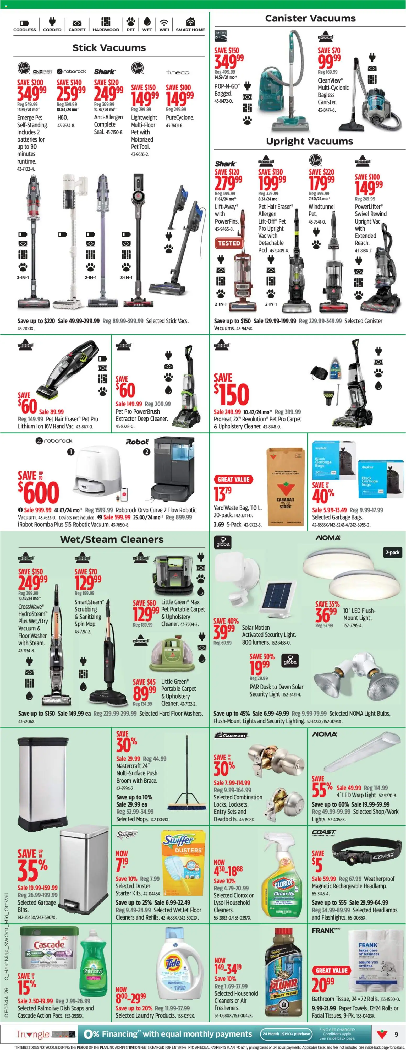 Canadian Tire flyer valid from Oct 29, 2026 | Page: 9