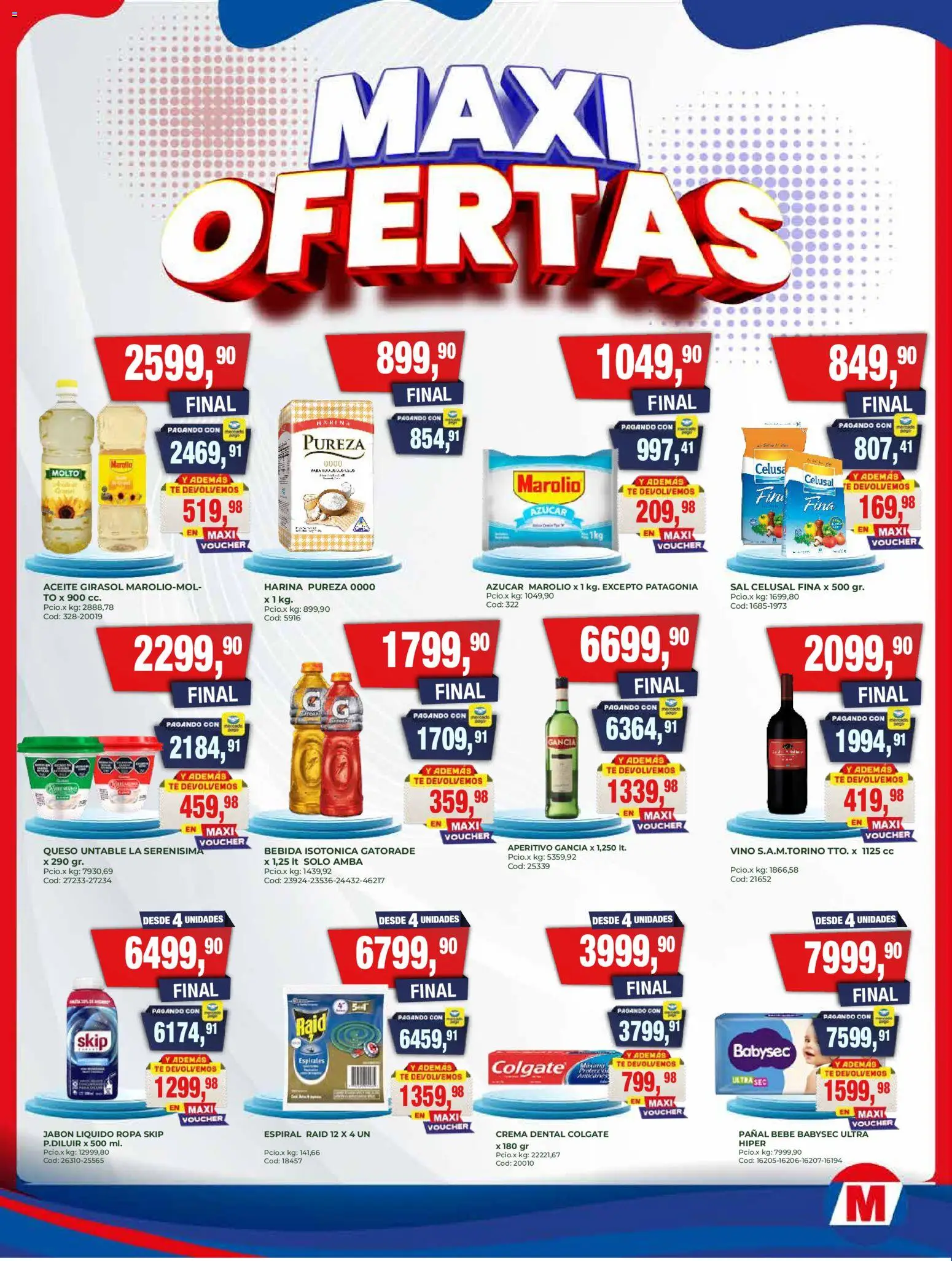 Maxiconsumo ofertas │ válido desde el 16.03.2026 | Página: 2 | Productos: Harina, Jabón líquido, Ropa, Crema