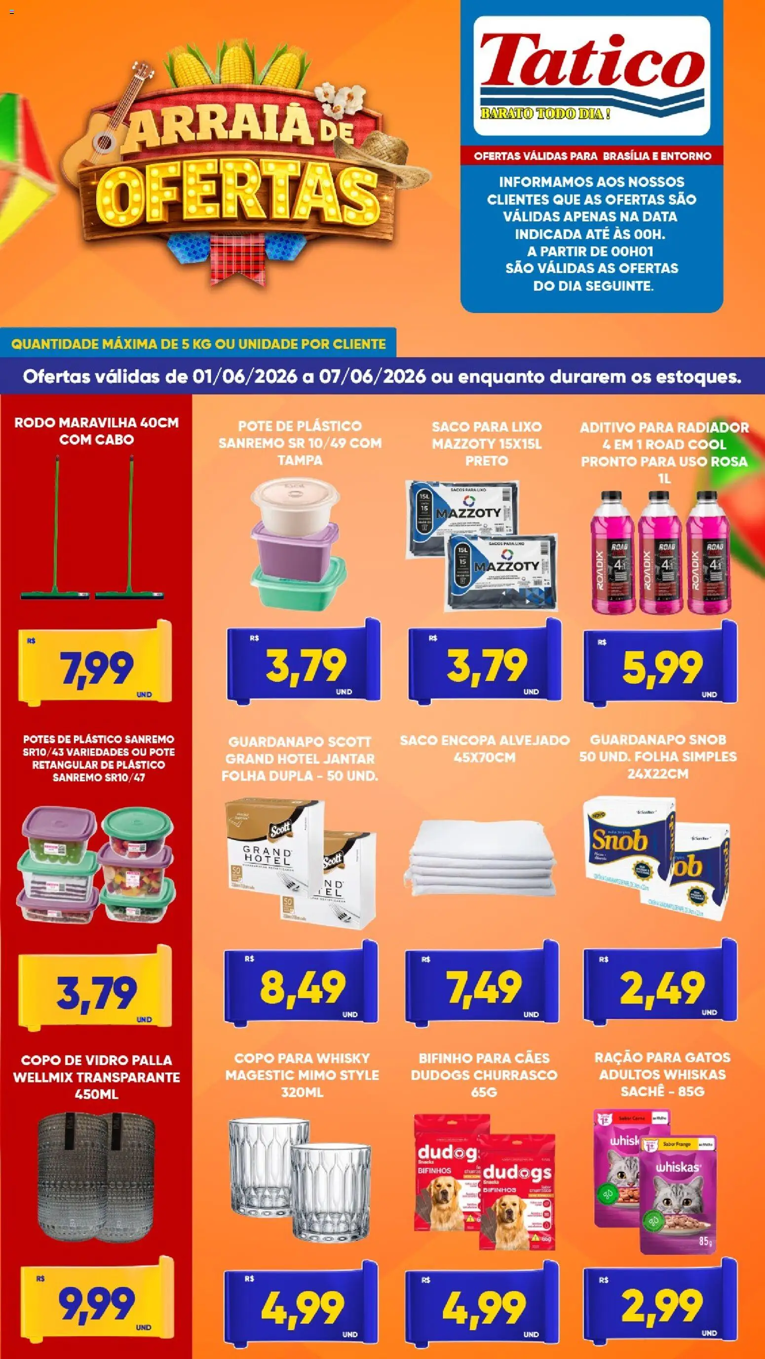 Tatico Folheto - válido de 01.06.2026 | Página: 10 | Produtos: Radiador, Potes, Cabo, Guardanapo