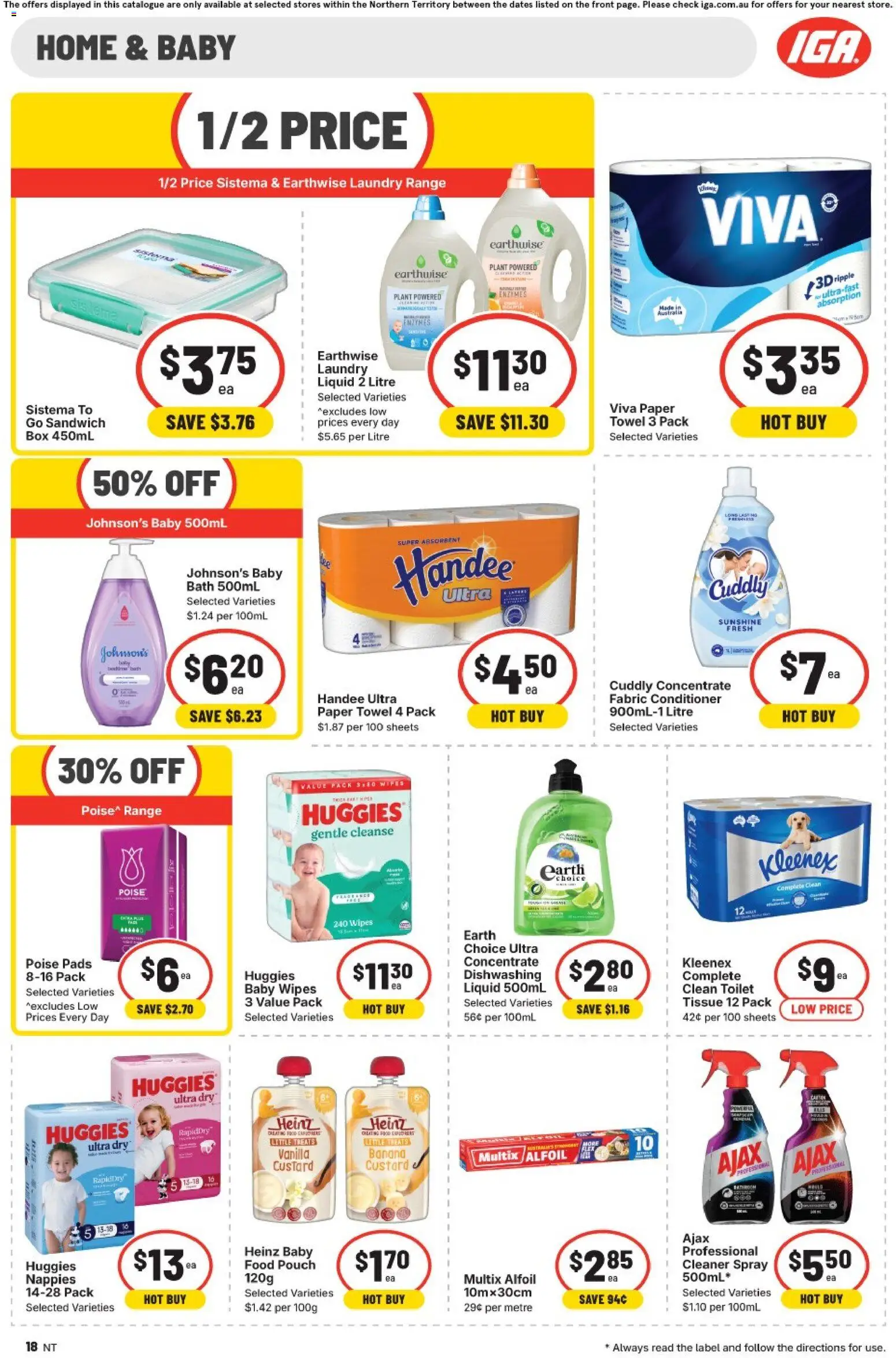 IGA catalogue - valid from 08/07/2026 | Page: 14 | Products: Box, Plant, Conditioner, Laundry