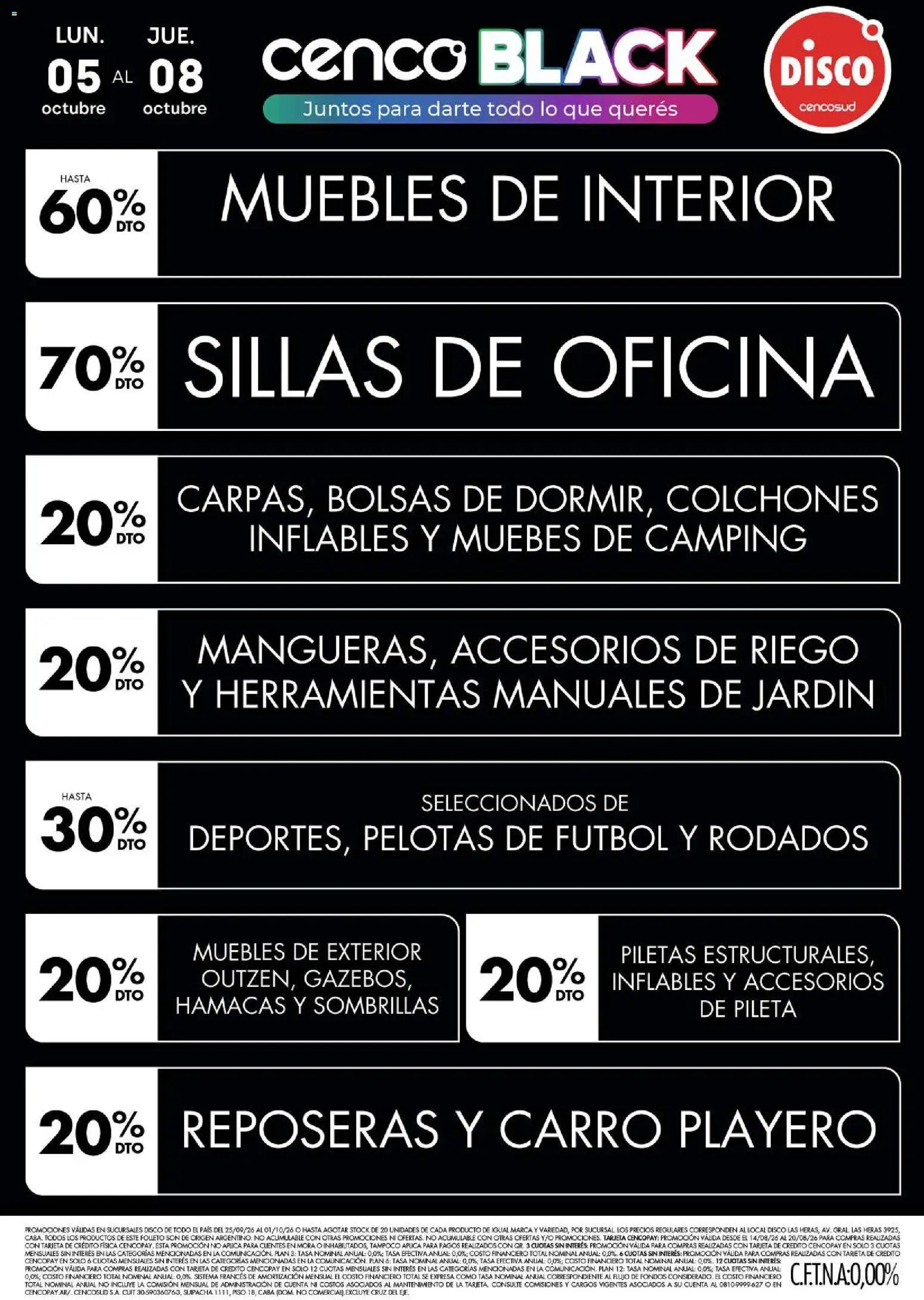 Disco - Cenco Black | Electro, T. Libre y más │ válido desde el 04/10/2026 | Página: 4