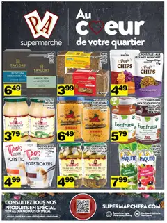 Preview of Pa Supermarché weekly flyer / circulaire from shop Pa Supermarché valid from Jul 6, 2026 | Page: 7 | Products: Tea, Chips, Bread