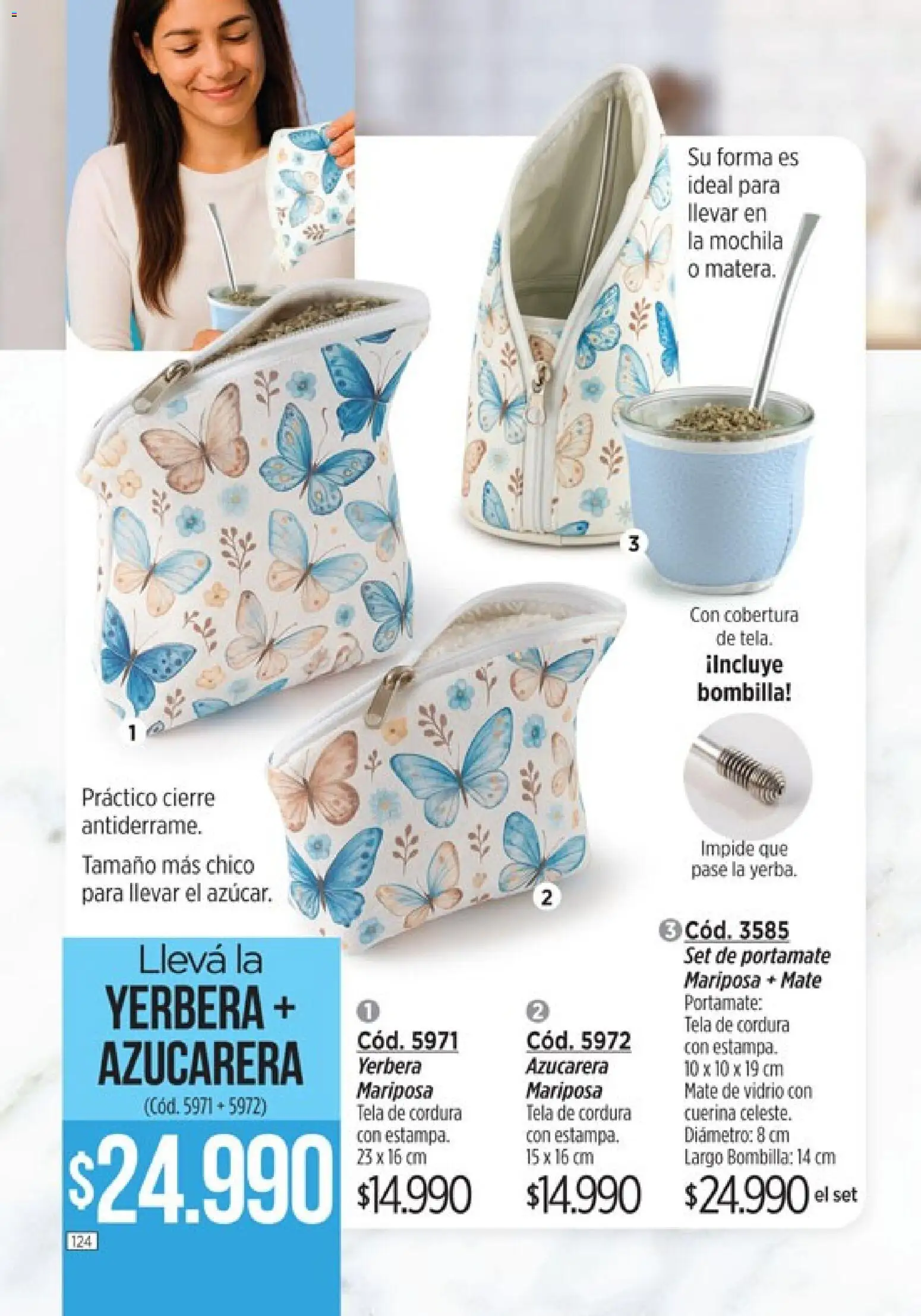 Catálogo Amodil Campaña 2 │ válido desde el 01.02.2026 | Página: 124 | Productos: Mate, Yerbera, Bombilla, Mochila