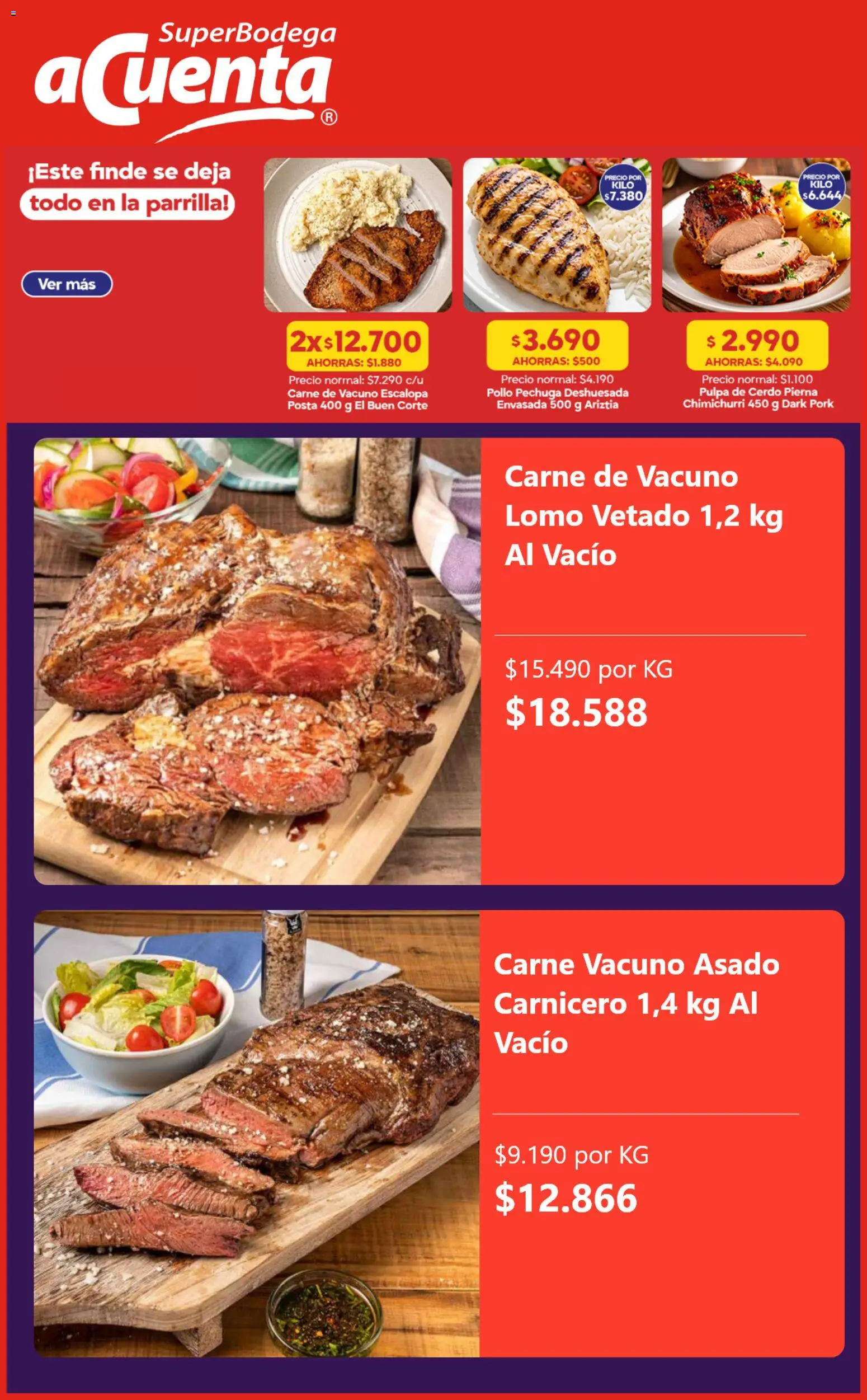 Super Bodega aCuenta Ofertas │ válido desde el 17.08.2026 | Página: 4 | Productos: Parrilla, Asado, Pollo, Carne