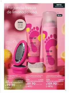 Vista previa de Oriflame campaña 10 2026, nuevo folleto de la tienda, válido en México a partir del 11/07/2026 | Página: 13 | Productos: Crema, Limón, Lima, Fragancia