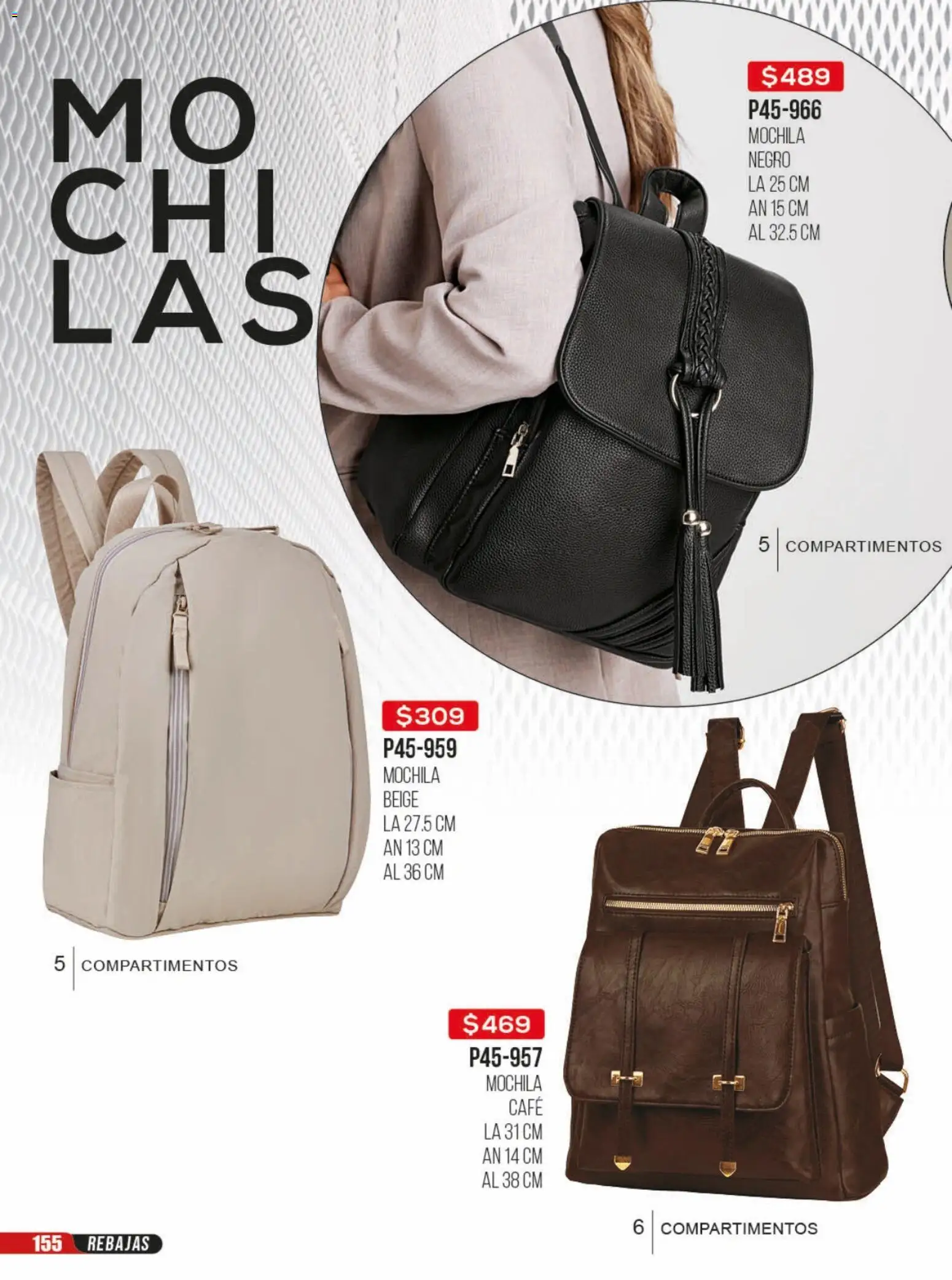 Nuevas ofertas de Cklass válidas en toda la República Mexicana desde el 23/06/2026. ¡Encuentra las mejores ofertas en Cklass catálogo Rebajas sobre rebajas ropa! | Página: 156 | Productos: Mochila, Café
