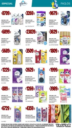 Vista previa Yaguar - Especial Limpieza Buenos Aires válido desde el 20.04.2026 | Página: 5 | Productos: Desinfectante, Pilas, Desodorante, Limón