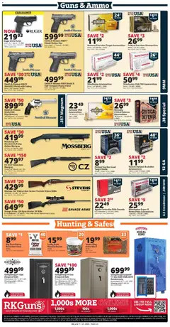 Preview of Rural King weekly ads valid from 11.06.2026 | Page: 5 | Products: Pump, Shotgun, Weight, Rifle