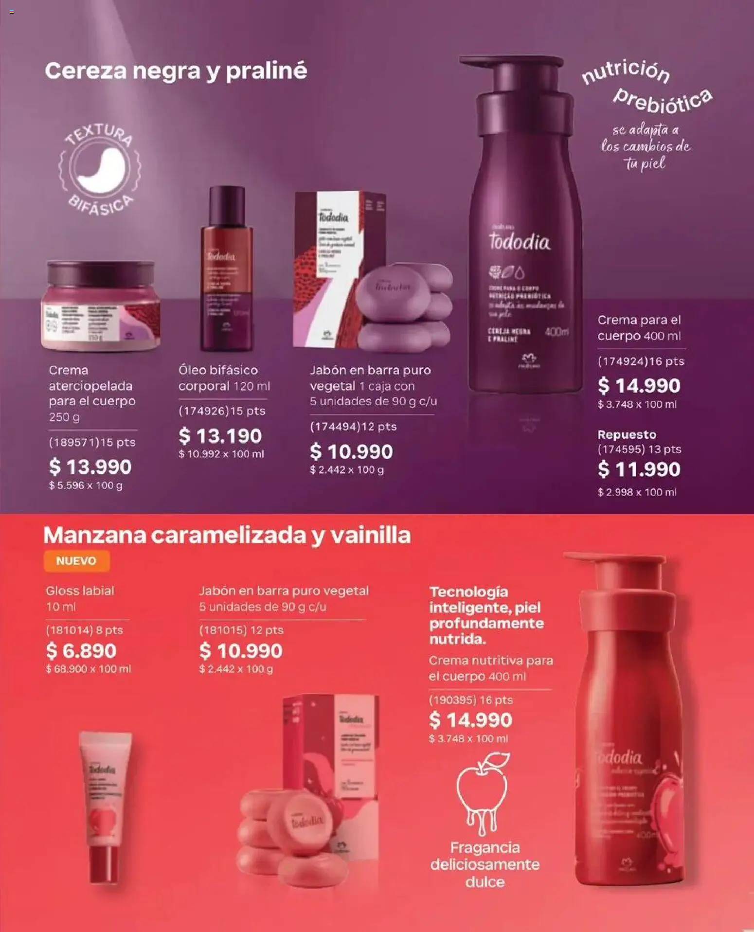 Natura catálogo │ válido desde el 31.08.2026 | Página: 157 | Productos: Manzana, Caja, Fragancia, Vainilla