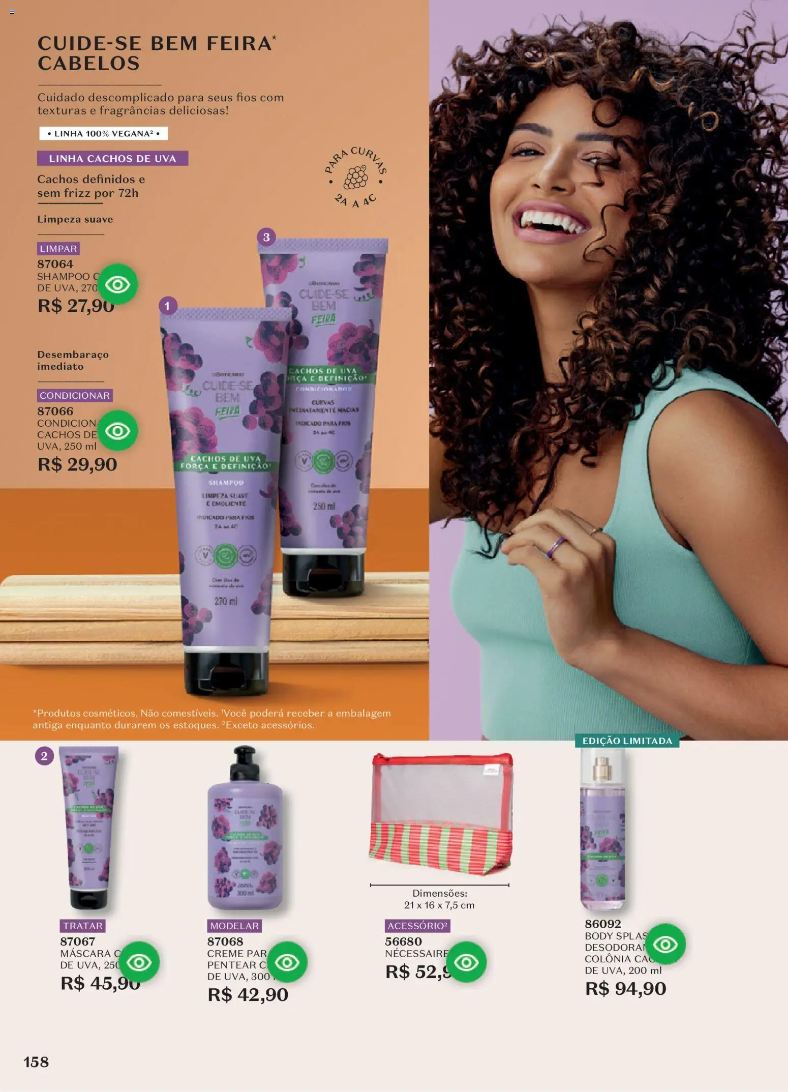 O Boticário Folheto - válido de 10/08/2026 | Página: 162 | Produtos: Uva, Necessaire, Creme, Body