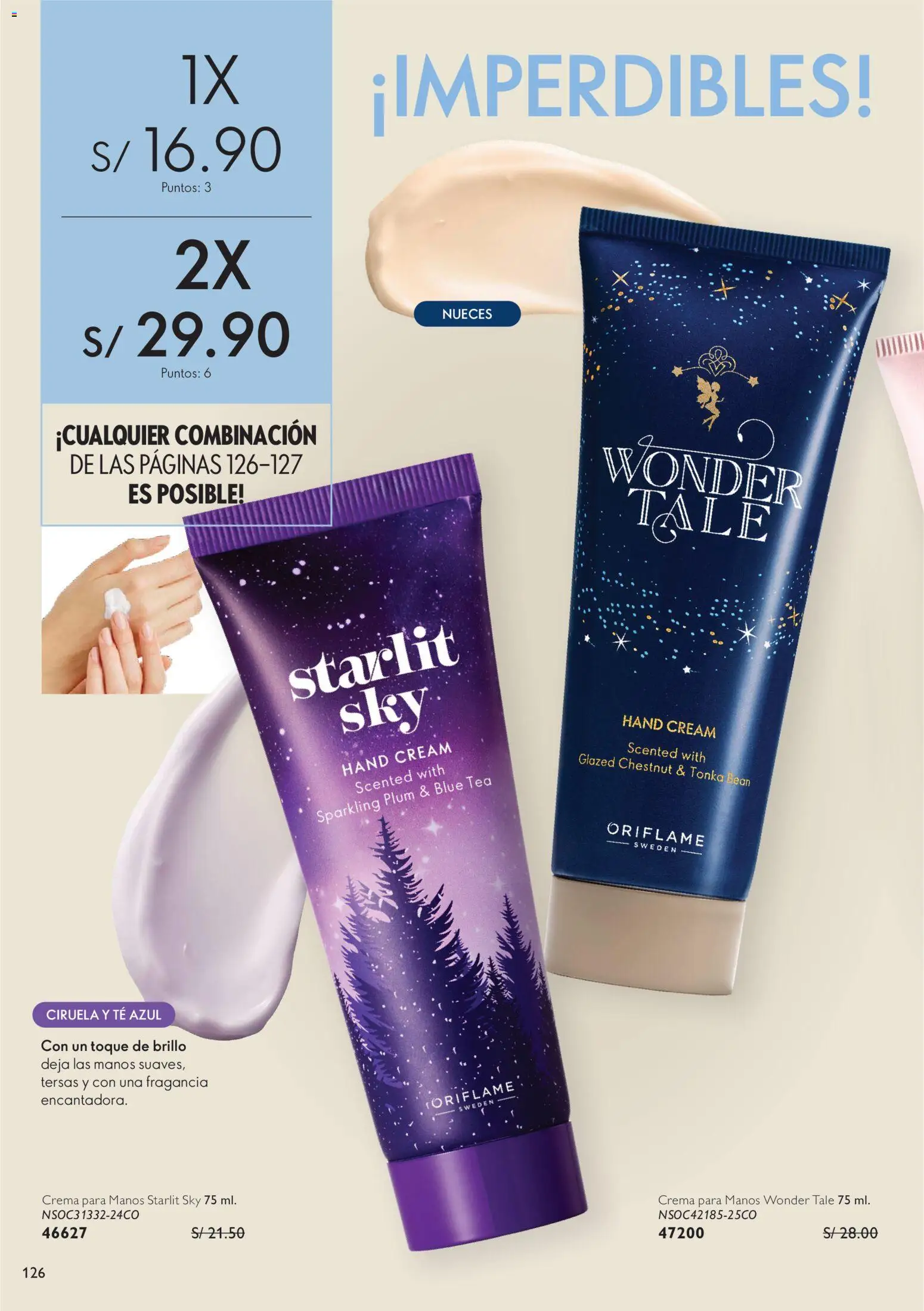 Catálogo Oriflame válido desde 30.05.2026 | Página: 126 | Productos: Té, Nueces, Crema, Fragancia
