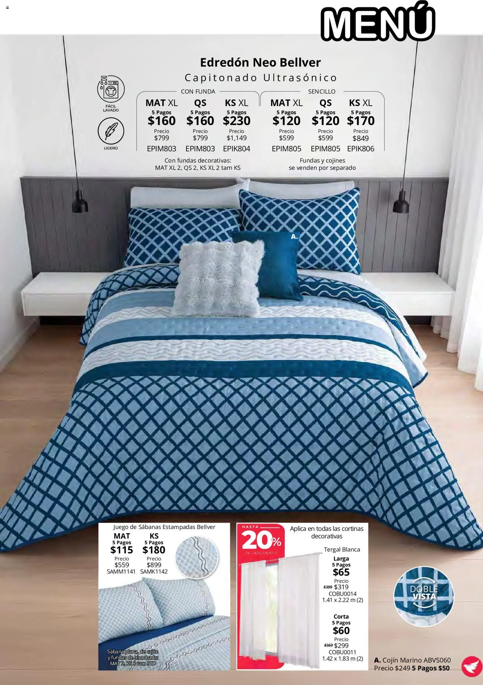 Nuevas ofertas de Colchas Concord válidas en toda la República Mexicana desde el 15/10/2026. ¡Encuentra las mejores ofertas en Colchas Concord catálogo! | Página: 63
