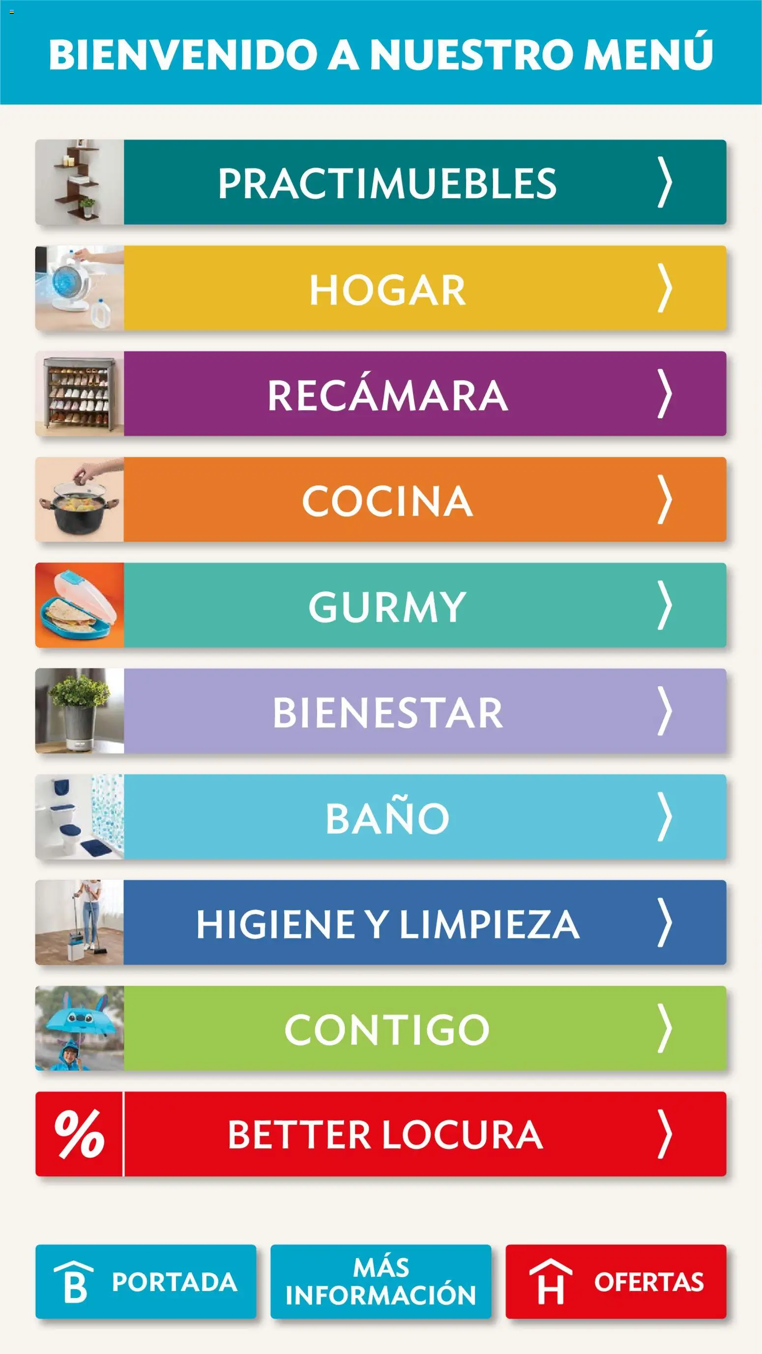 Nuevas ofertas de Betterware válidas en toda la República Mexicana desde el 29/06/2026. ¡Encuentra las mejores ofertas en Betterware campaña 7 2026! | Página: 9 | Productos: Cocina, Baño