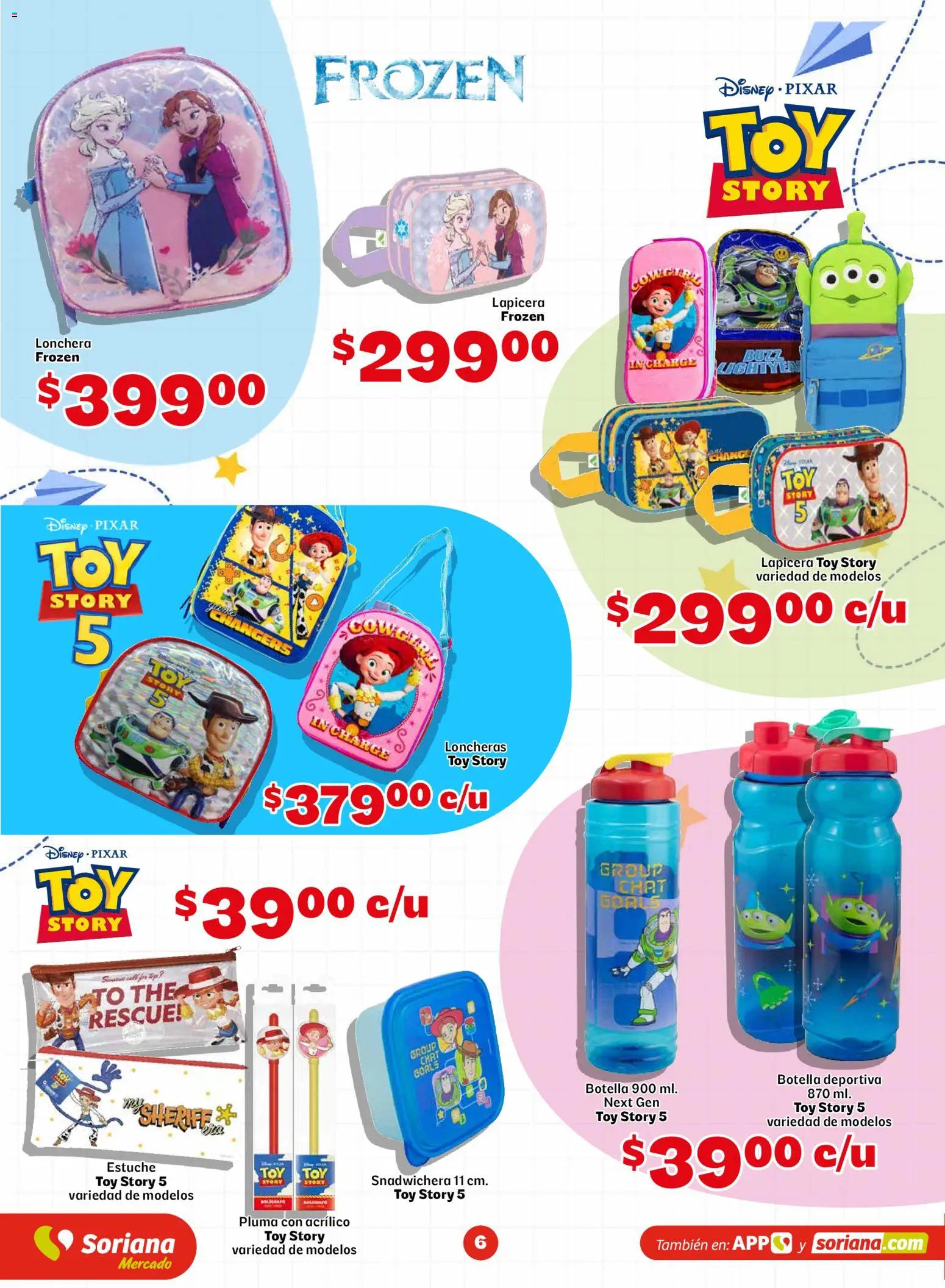 Nuevas ofertas de Soriana válidas en toda la República Mexicana desde el 13/08/2026. ¡Encuentra las mejores ofertas en Soriana Más útiles más ahorro Mercado Nacional! | Página: 6 | Productos: Estuche, Botella