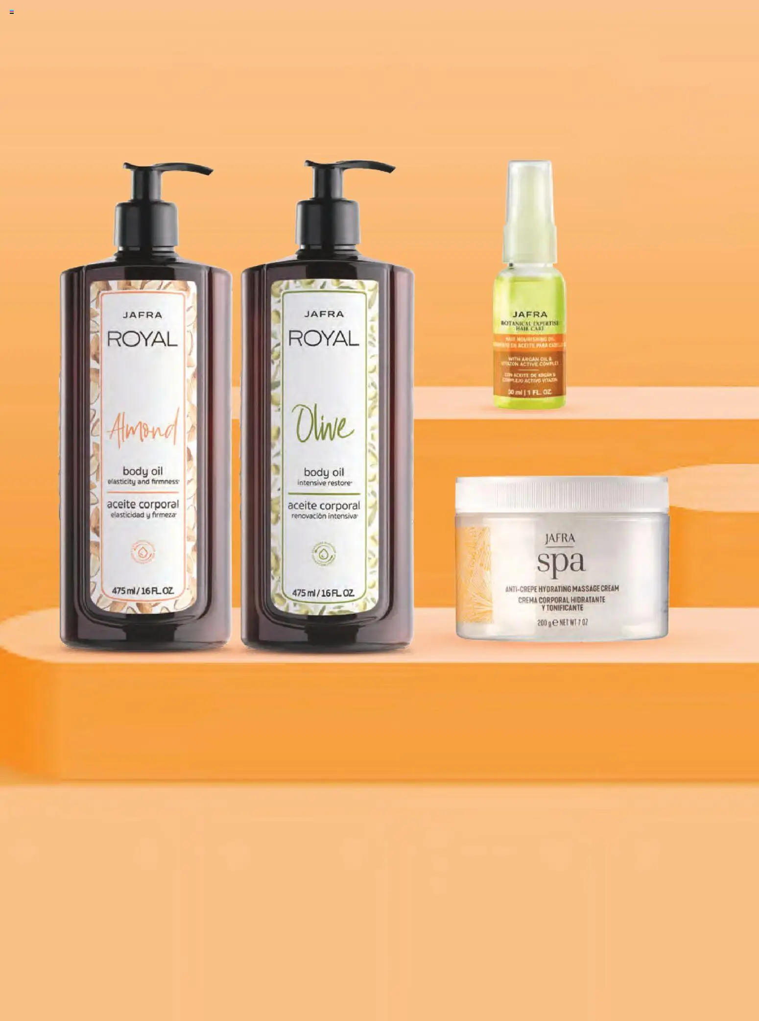 Nuevas ofertas de JAFRA válidas en toda la República Mexicana desde el 01/07/2026. ¡Encuentra las mejores ofertas en JAFRA catálogo Organizador de Ventas! | Página: 40 | Productos: Crema, Aceite, Body, Aceite para cabello