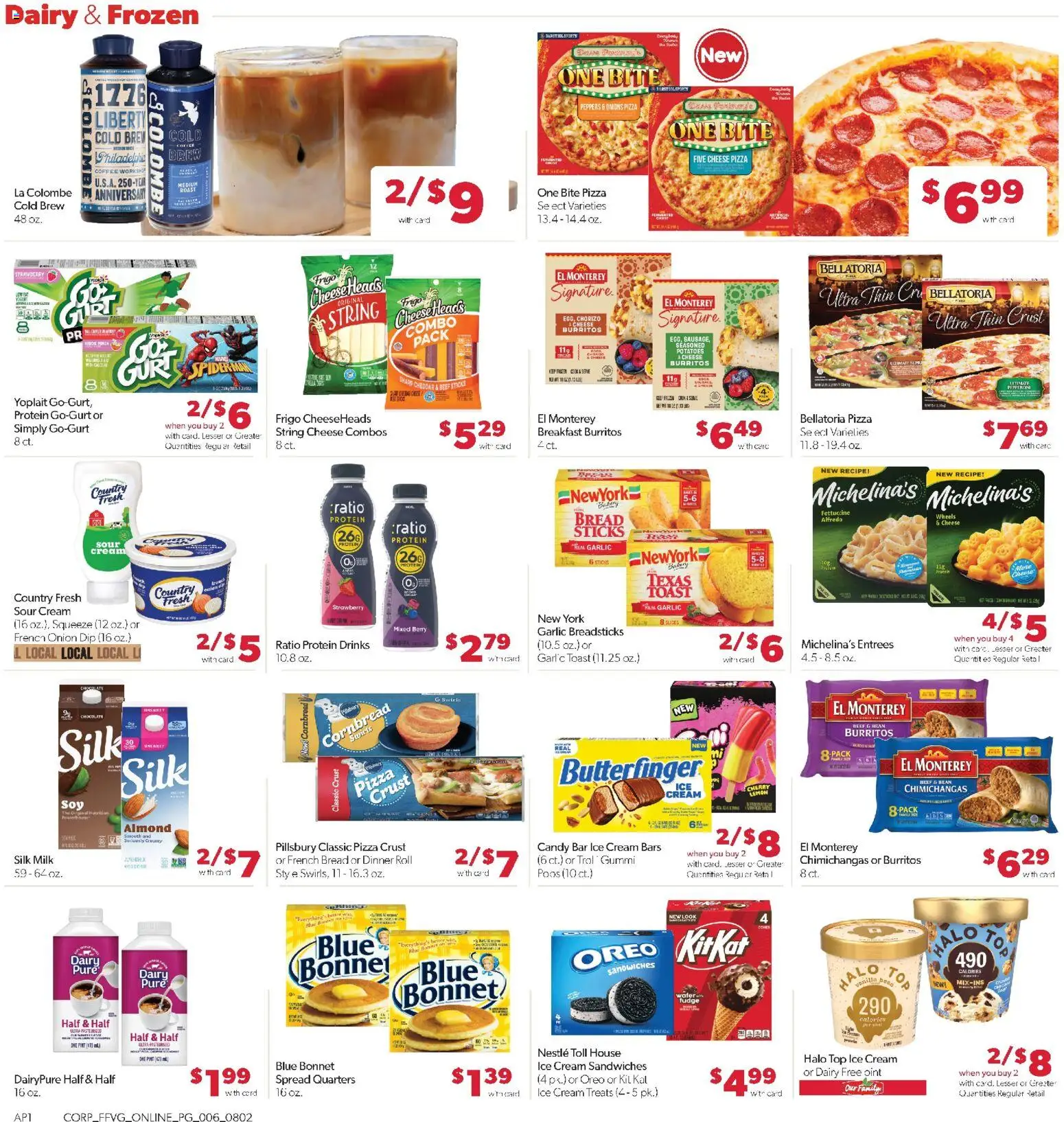 Family Fare Weekly Ad - MI - valid from 08/02/2026 | Page: 10 | Products: Cheese, Chocolate, Pizza, Sour cream