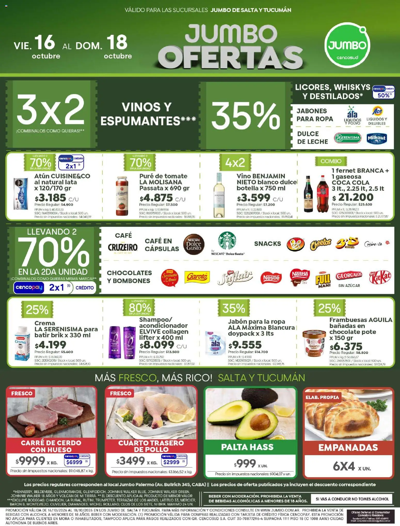 Jumbo - Ofertas | Salta & Tucumán │ válido desde el 16/10/2026 | Página: 1