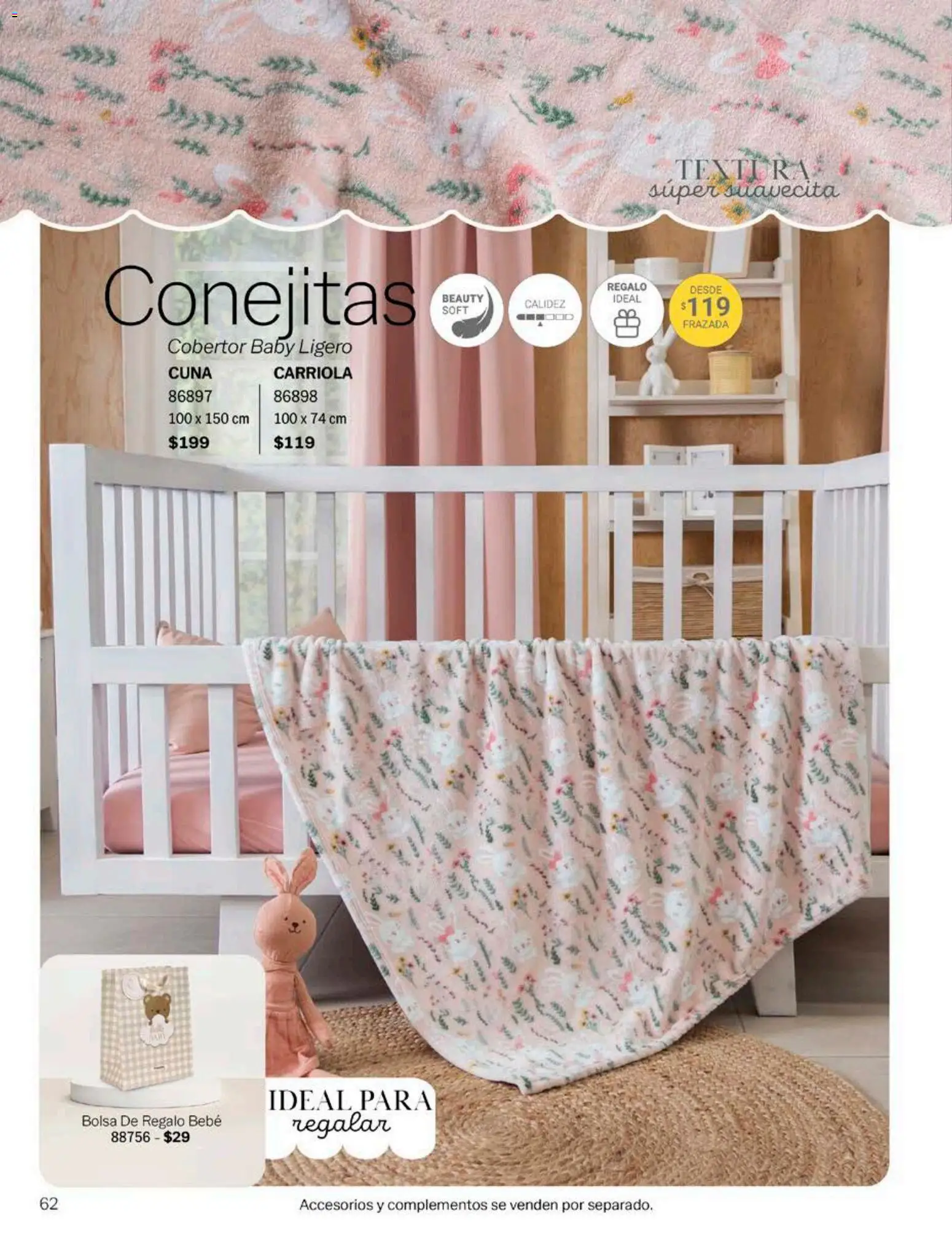 Nuevas ofertas de Vianney válidas en toda la República Mexicana desde el 17/08/2026. ¡Encuentra las mejores ofertas en Vianney catálogo Bebé! | Página: 64 | Productos: Carriola, Cobertor, Bolsa, Cuna