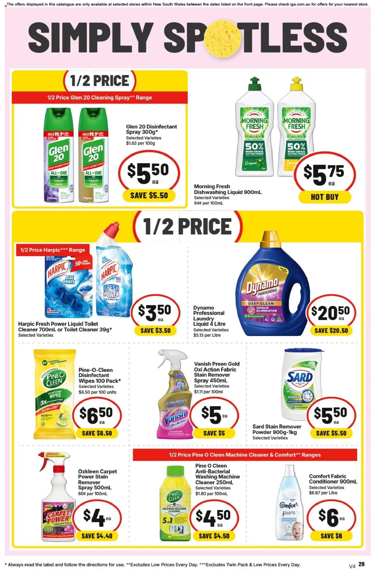 IGA catalogue - valid from 25/08/2026 | Page: 32 | Products: Toilet, Powder, Cleaner, Washing machine