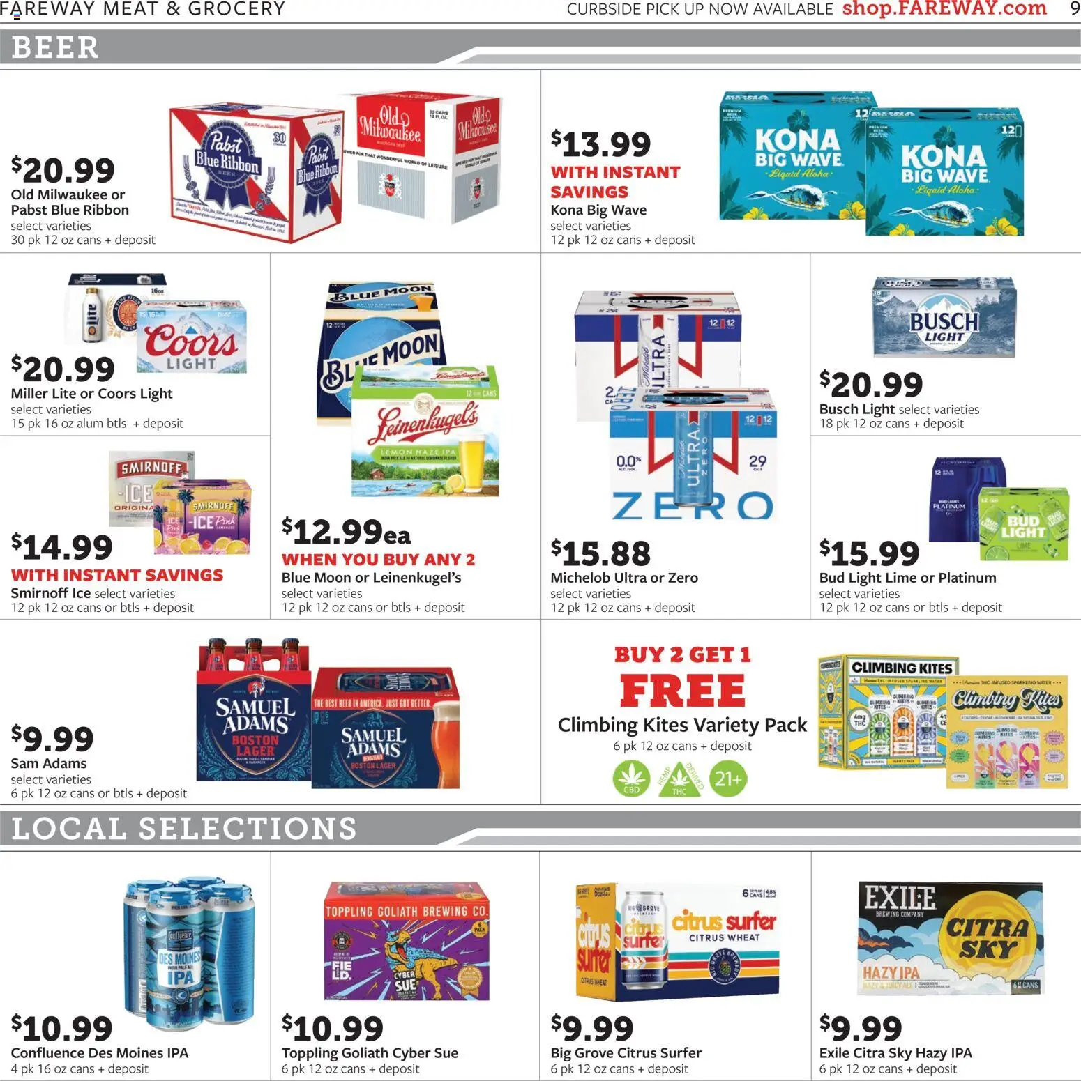 Fareway Weekly Ad - valid from 08/10/2026 | Page: 9 | Products: Meat, Beer, Lemon, Lime