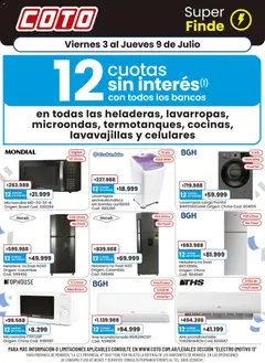 Vista previa Coto ofertas válido desde el 03/07/2026