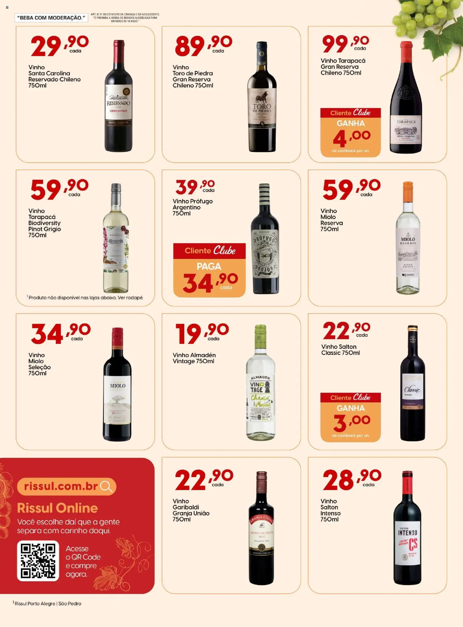 Rissul Folheto - válido de 05.06.2026 | Página: 4 | Produtos: Vinho