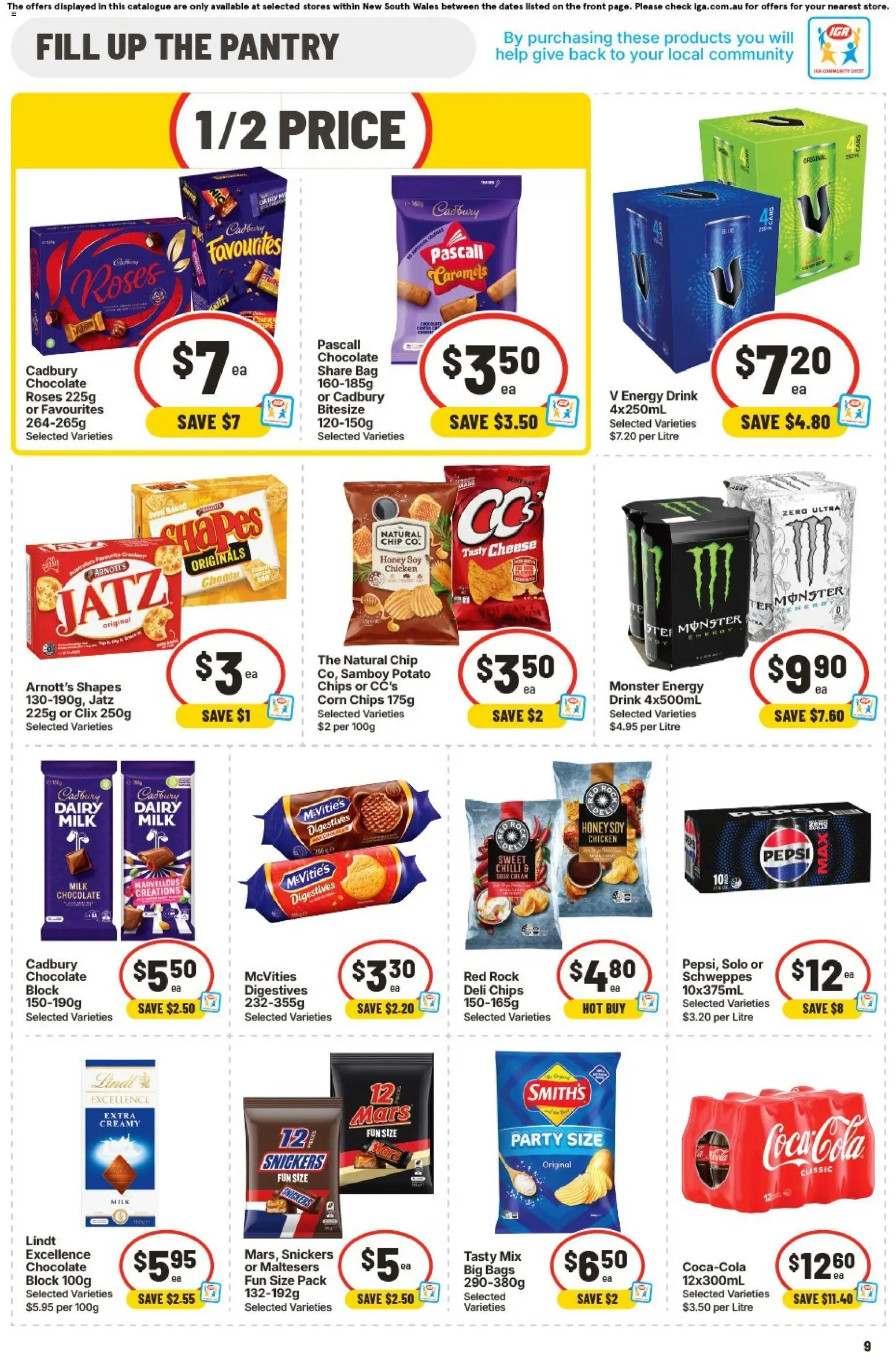 IGA catalogue - valid from 05/08/2026 | Page: 7 | Products: Dairy, Chocolate, Cream, Oven