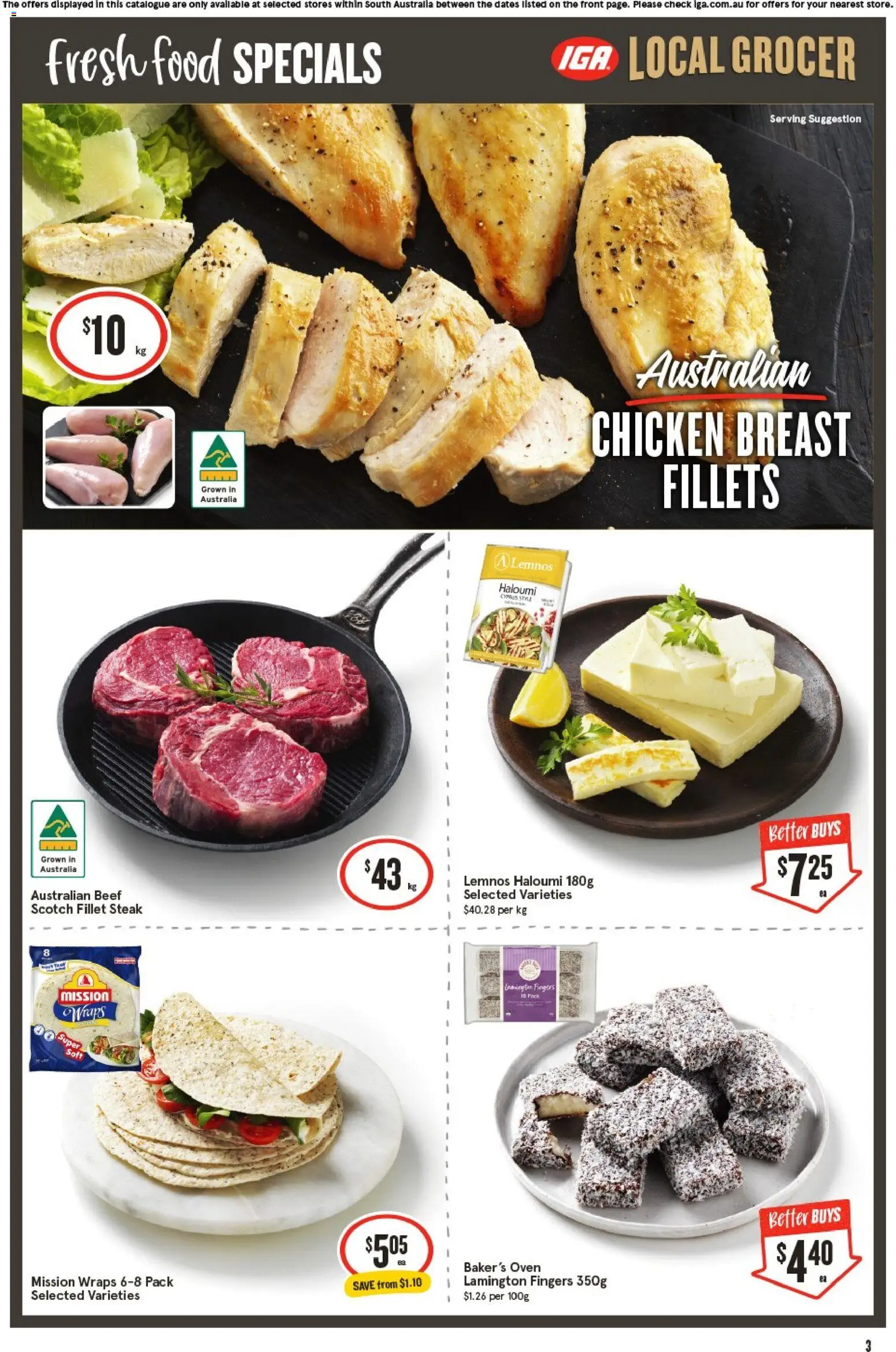 IGA catalogue - valid from 26/08/2026 | Page: 3 | Products: Energy drink, Juice, Chips, Red Bull