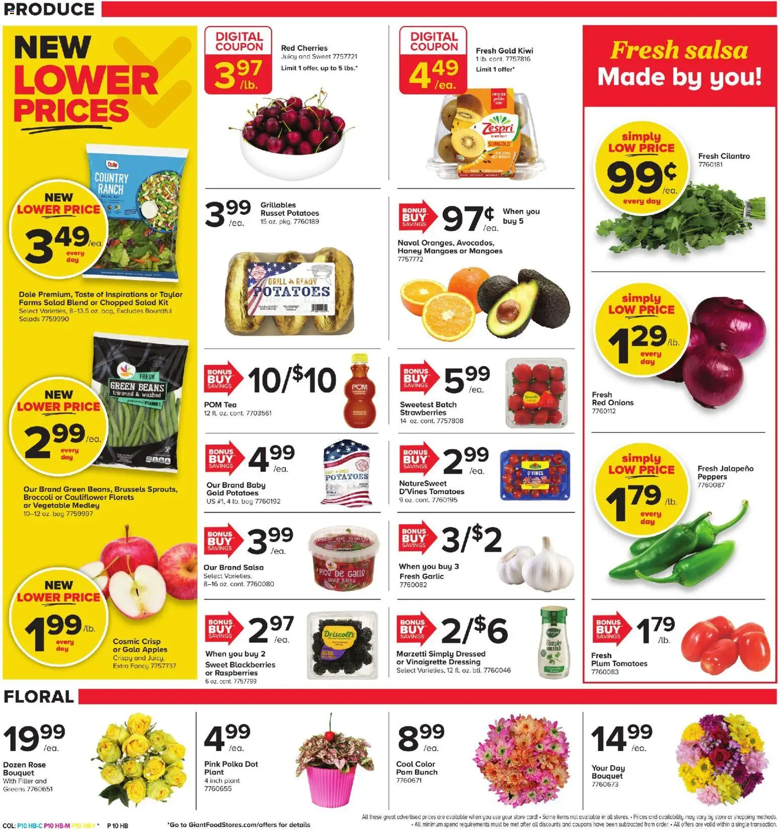 Giant Weekly Ad - valid from 22.05.2026 | Page: 8 | Products: Cherries, Apples, Potatoes, Greens